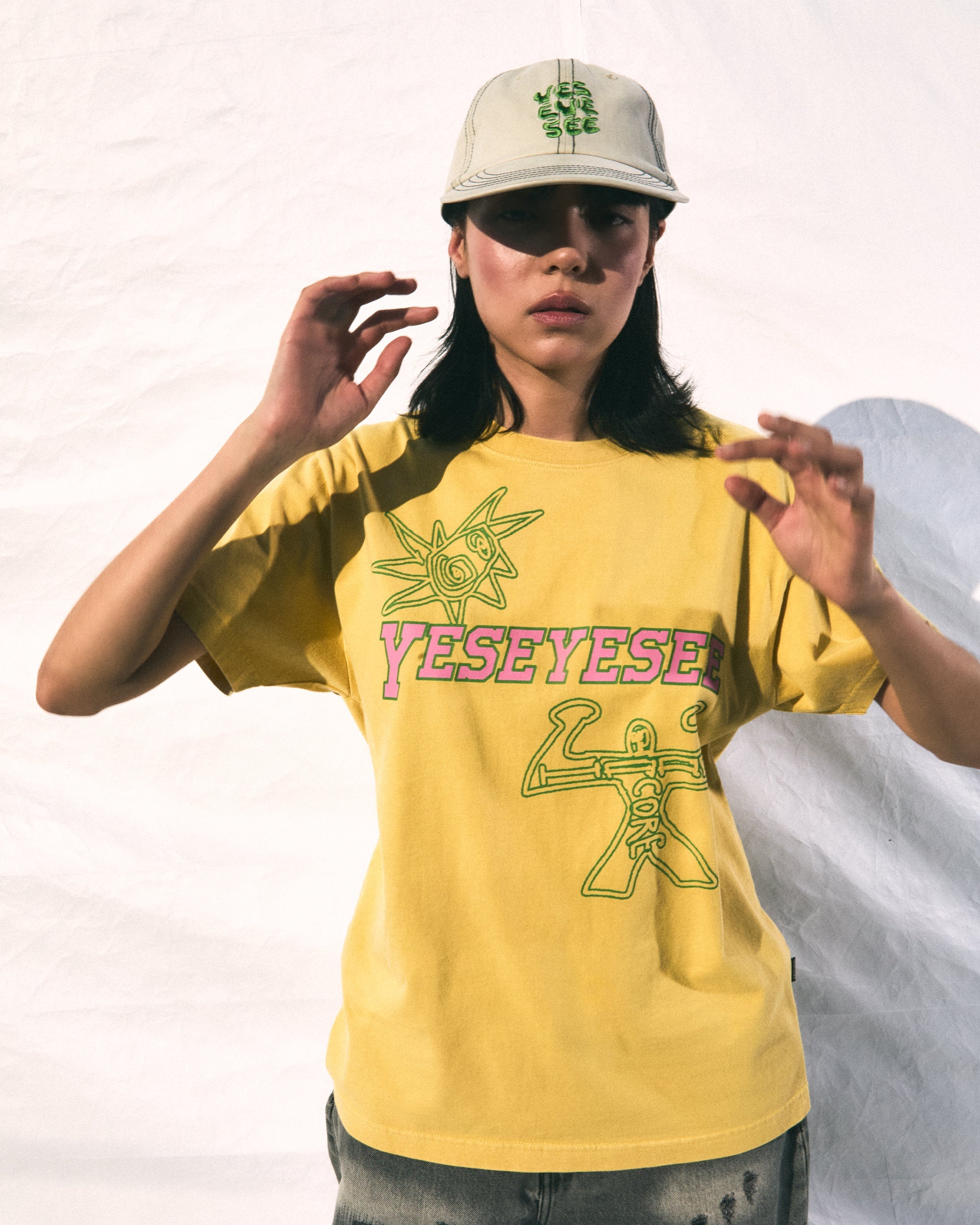 yeseyesee - C-Logo Cap (Stone) product image 6 | TRAB K-Fashion Australia