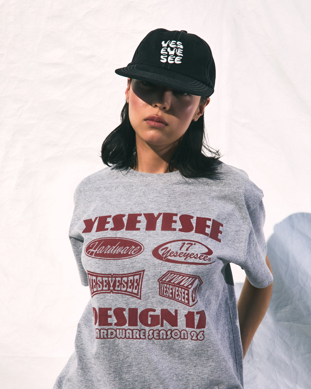 yeseyesee - C-Logo Cap (Black) product image 6 | TRAB K-Fashion Australia