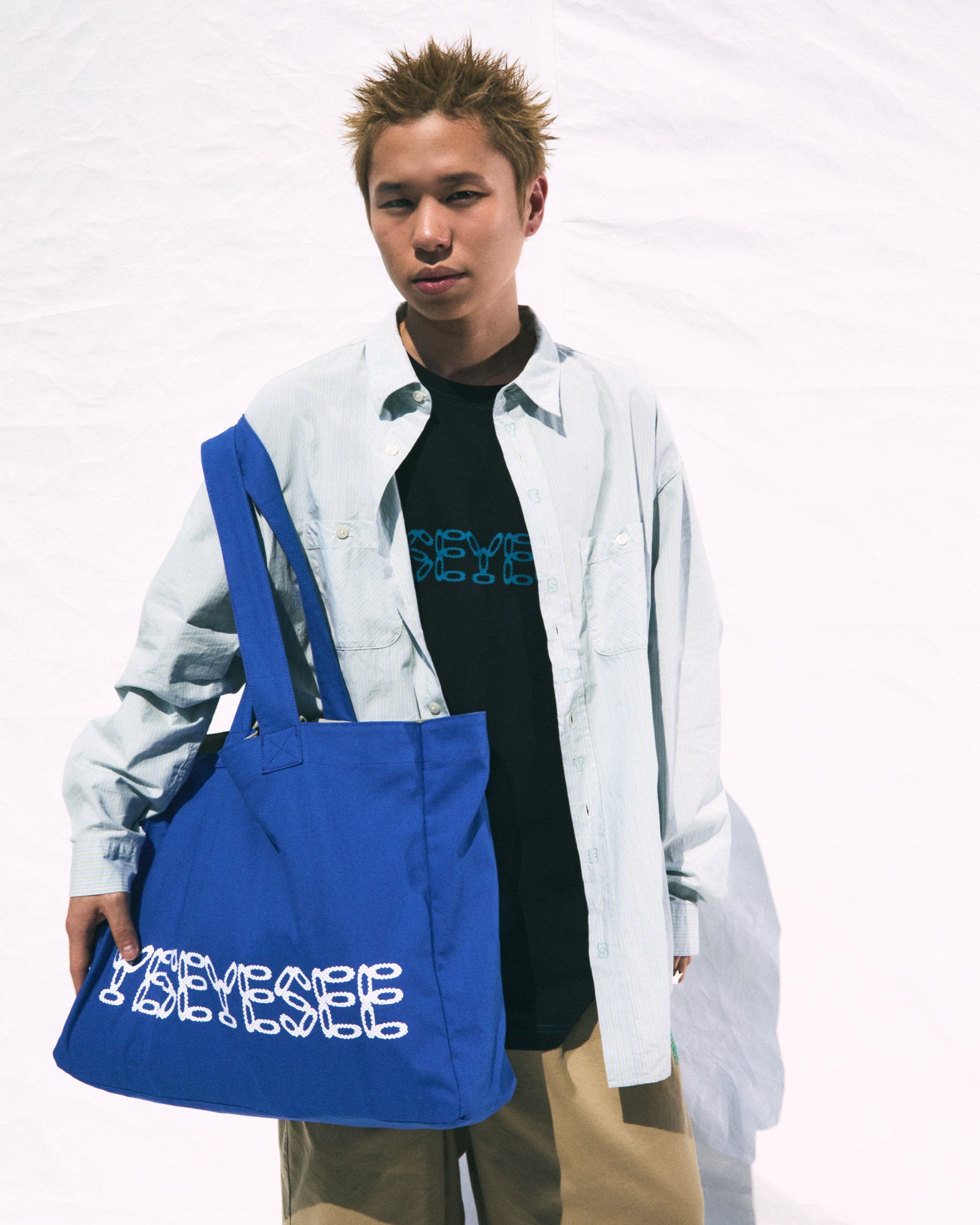 yeseyesee - Y.E.S Easy Tote (Blue) product image 6 | TRAB K-Fashion Australia