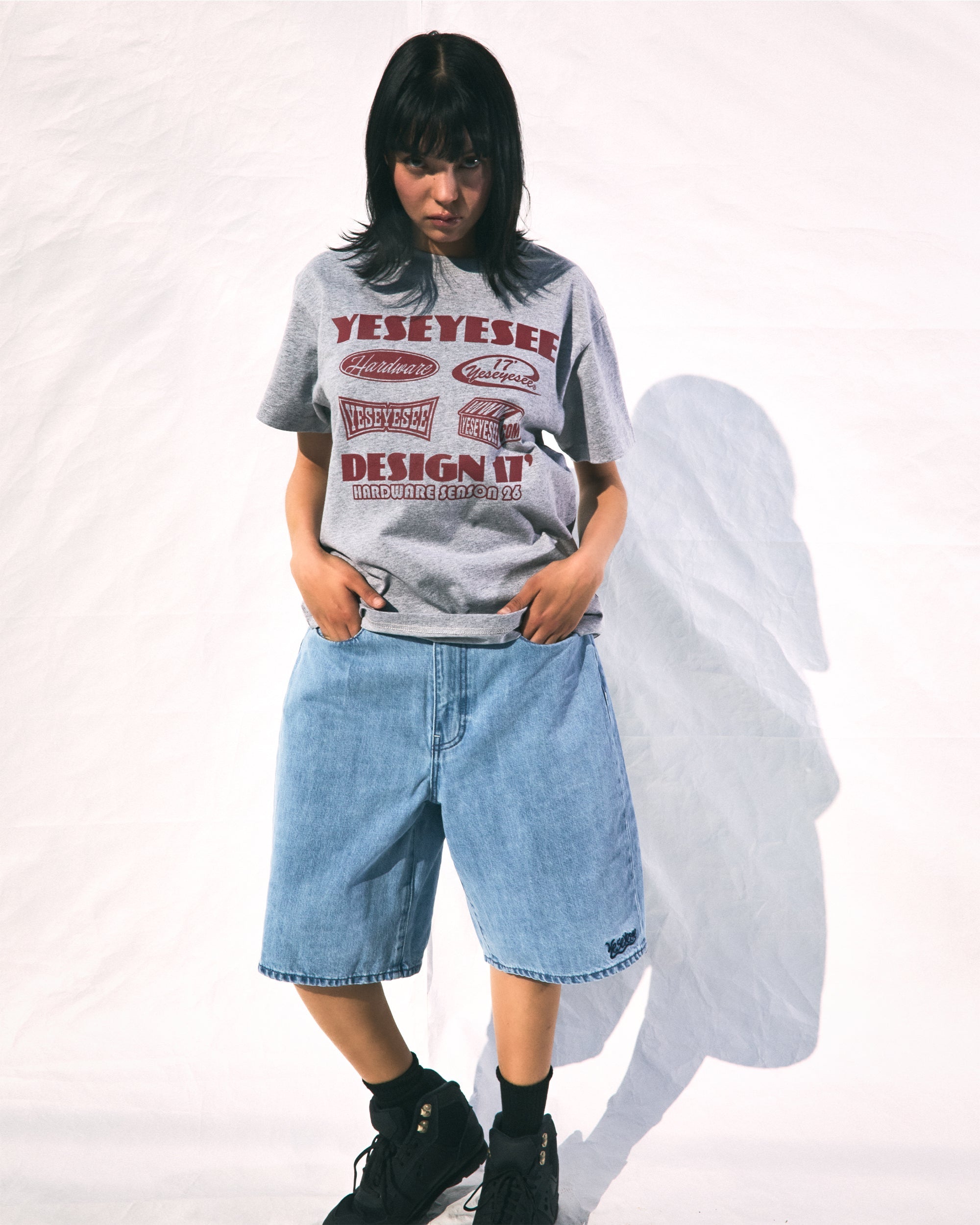 yeseyesee - Y.E.S Hardware Tee (Grey) product image 7 | TRAB K-Fashion Australia