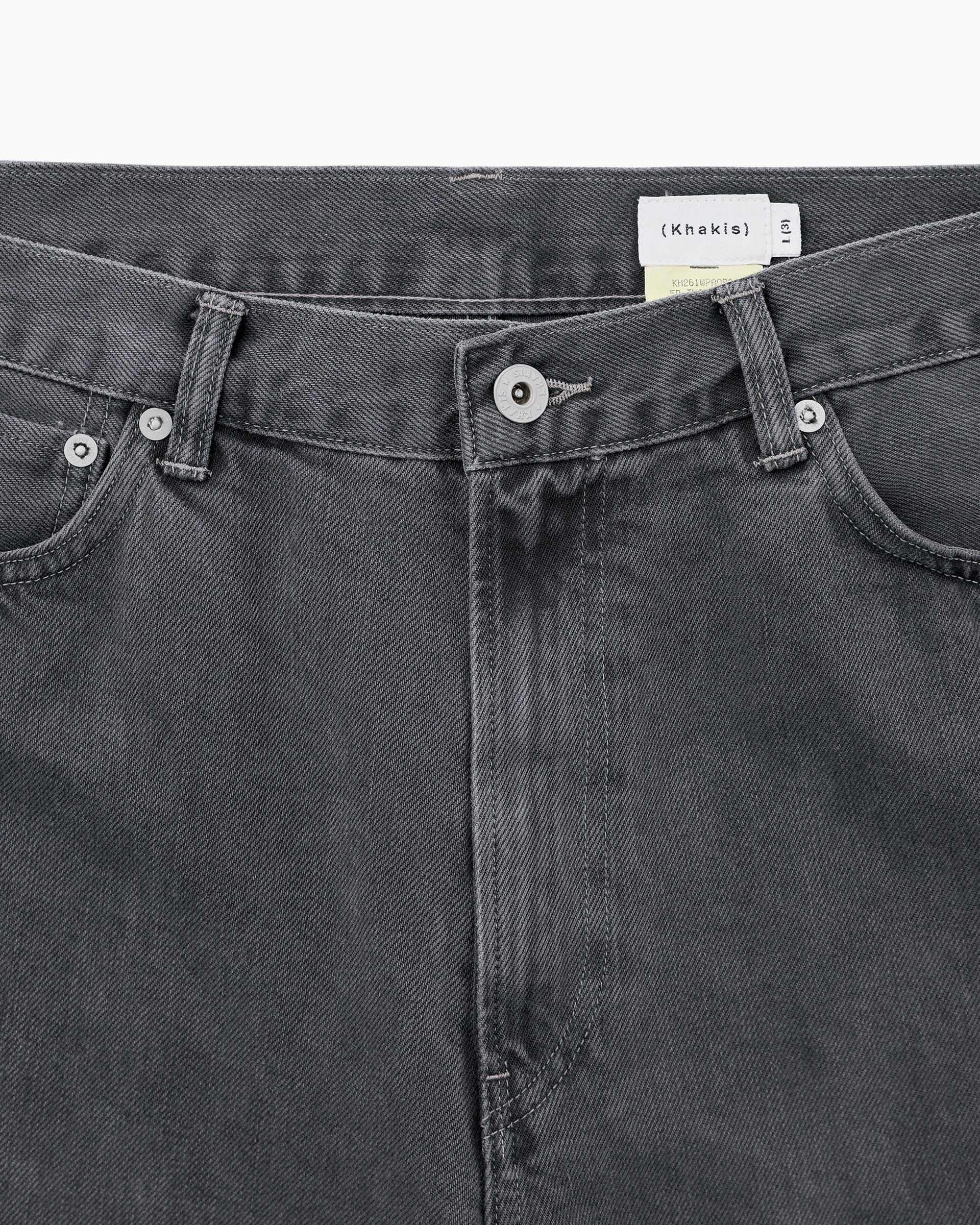 Khakis - 5p Twill Pant (Black) product image 2 | TRAB K-Fashion Australia