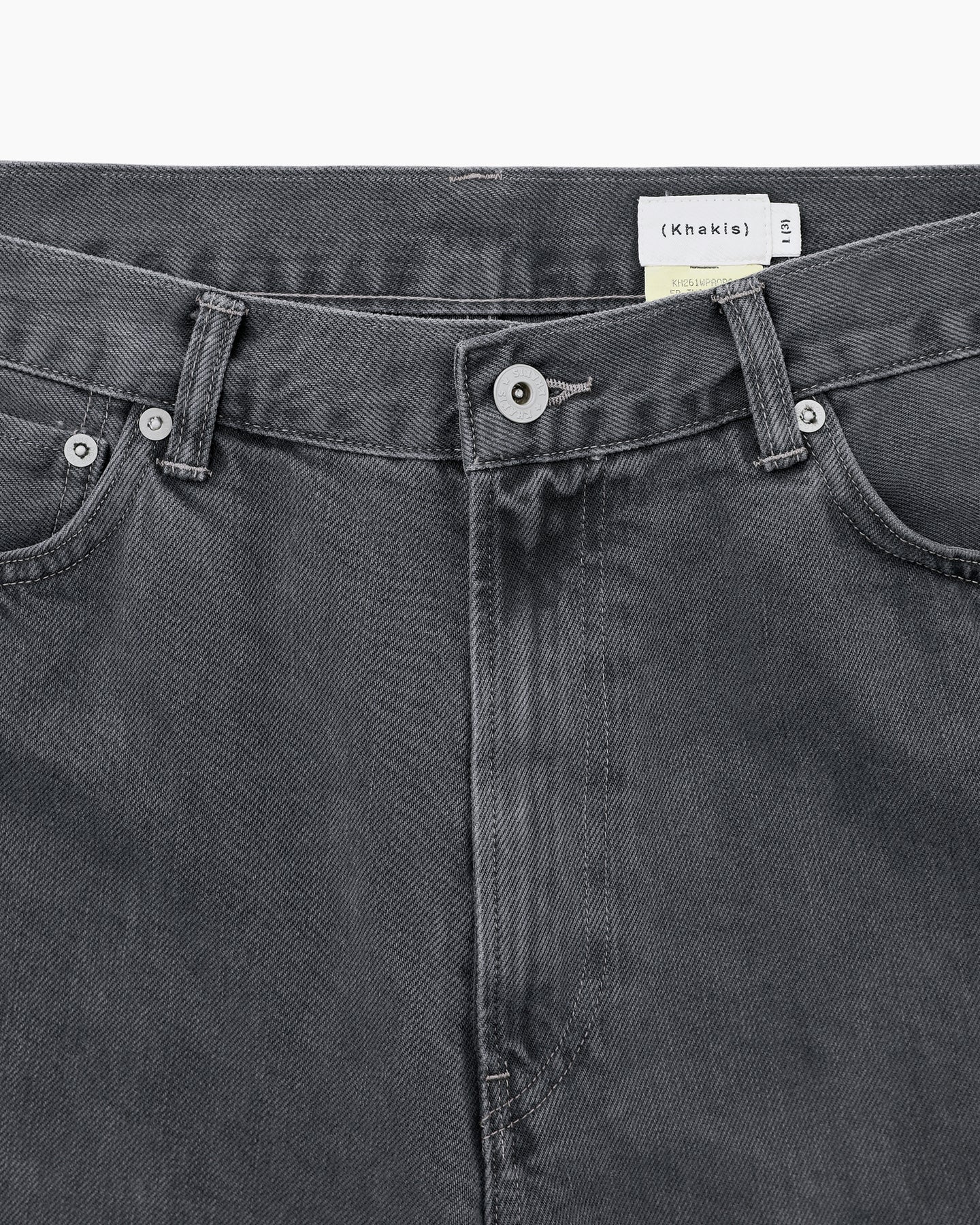 Khakis - 5p Twill Pant (Black) product image 2 | TRAB K-Fashion Australia