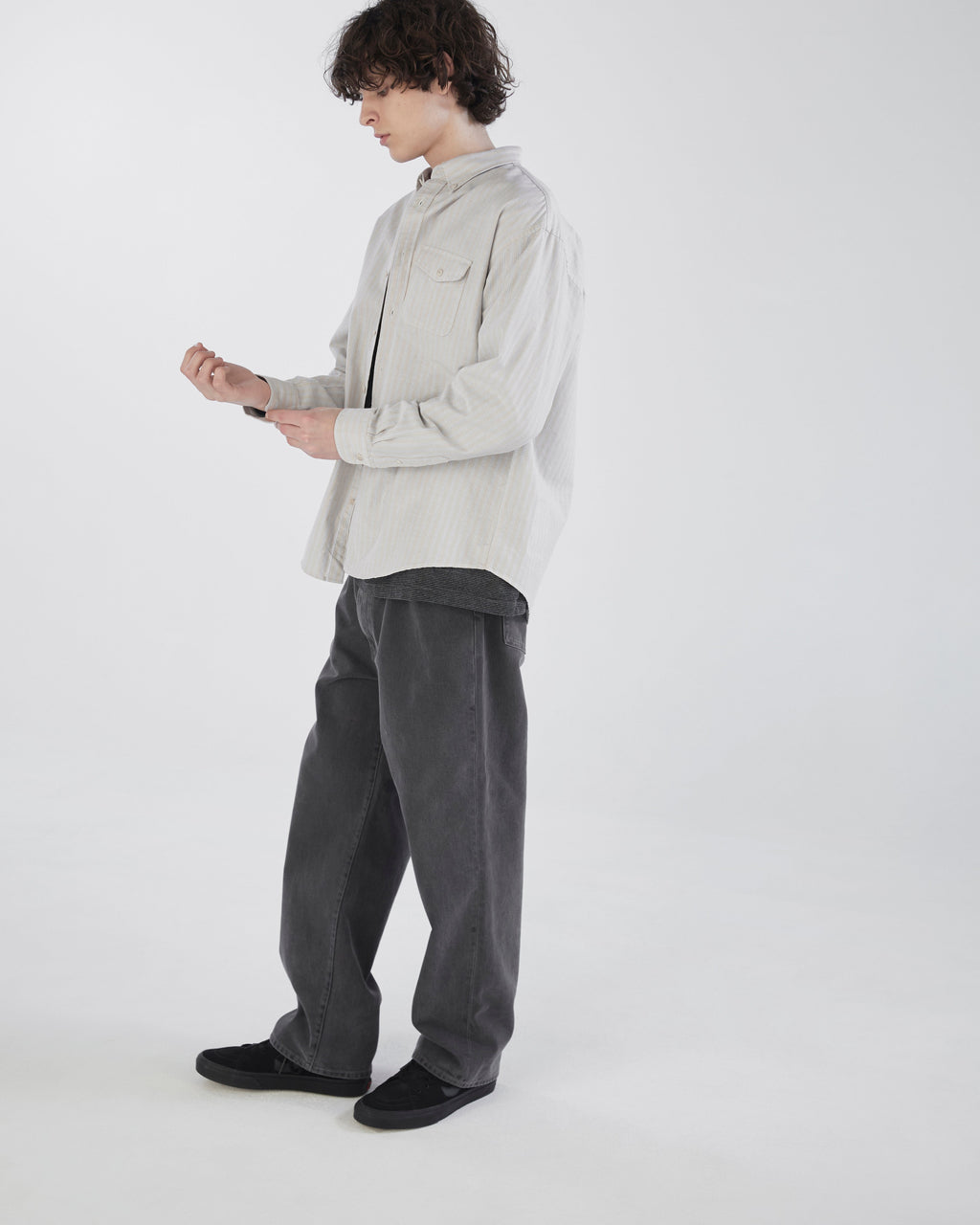 Khakis - 5p Twill Pant (Black) product image 6 | TRAB K-Fashion Australia