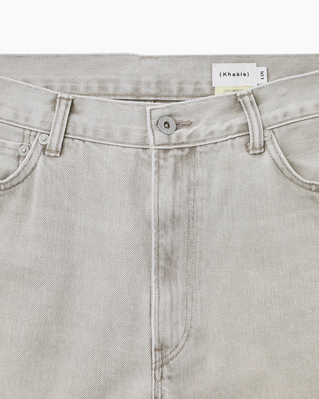 Khakis - 5p Twill Pant (Grey) product image 2 | TRAB K-Fashion Australia