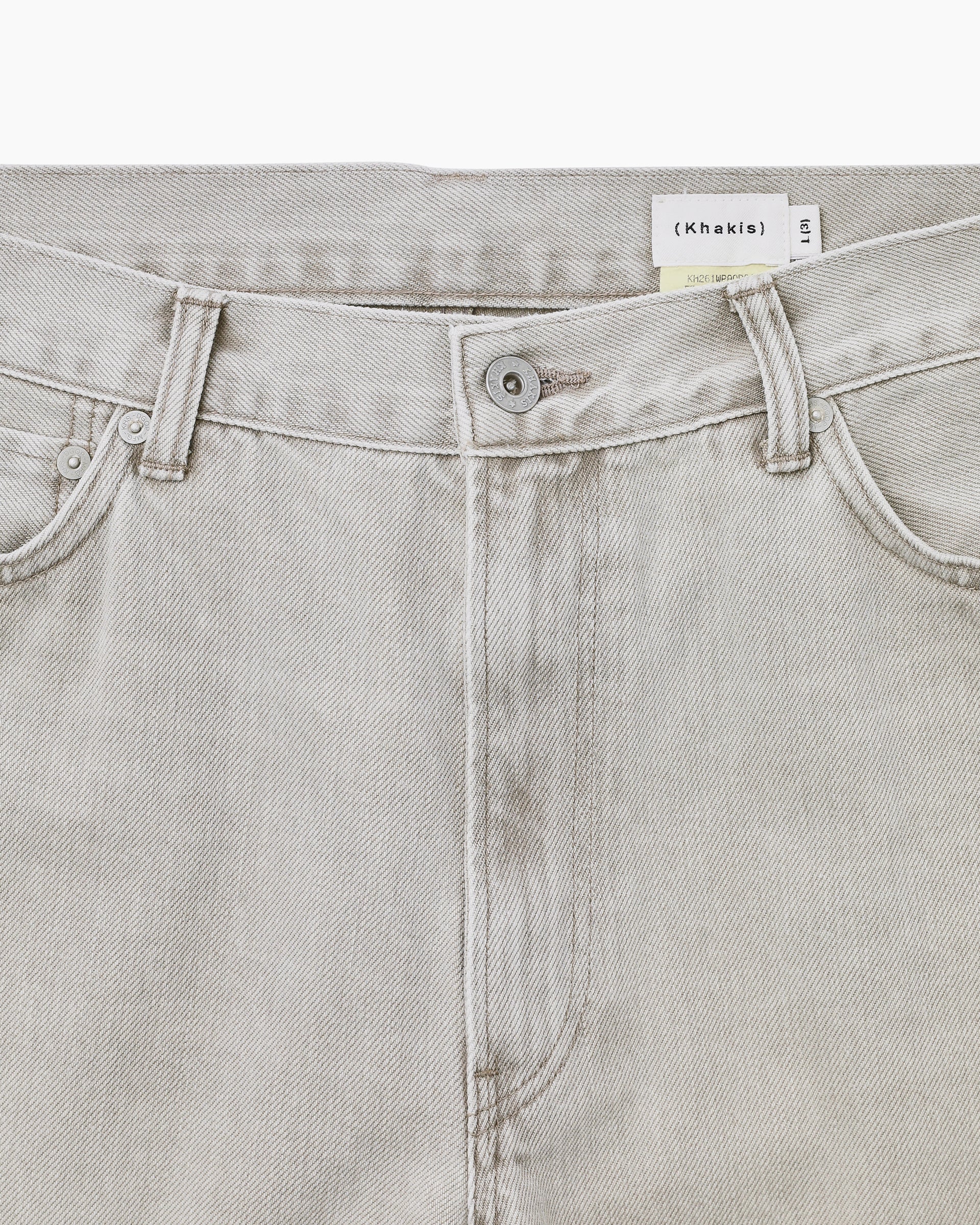 Khakis - 5p Twill Pant (Grey) product image 2 | TRAB K-Fashion Australia