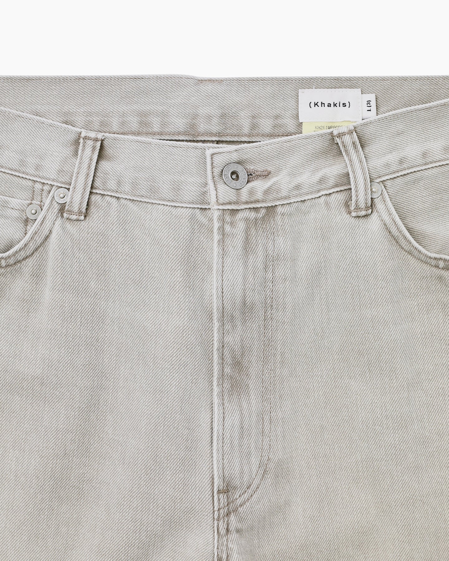 Khakis - 5p Twill Pant (Grey) product image 2 | TRAB K-Fashion Australia