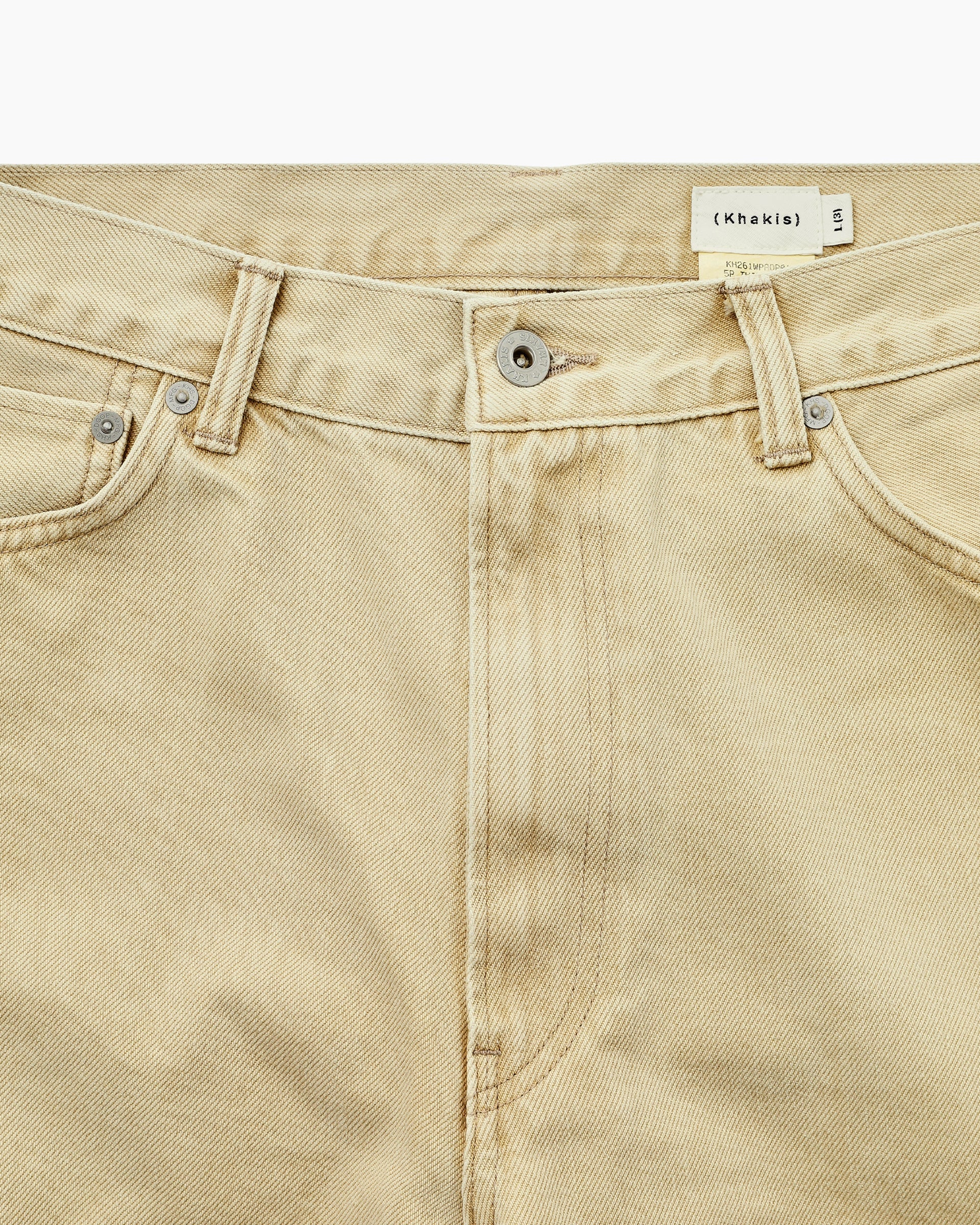 Khakis - 5p Twill Pant (Yellow) product image 2 | TRAB K-Fashion Australia