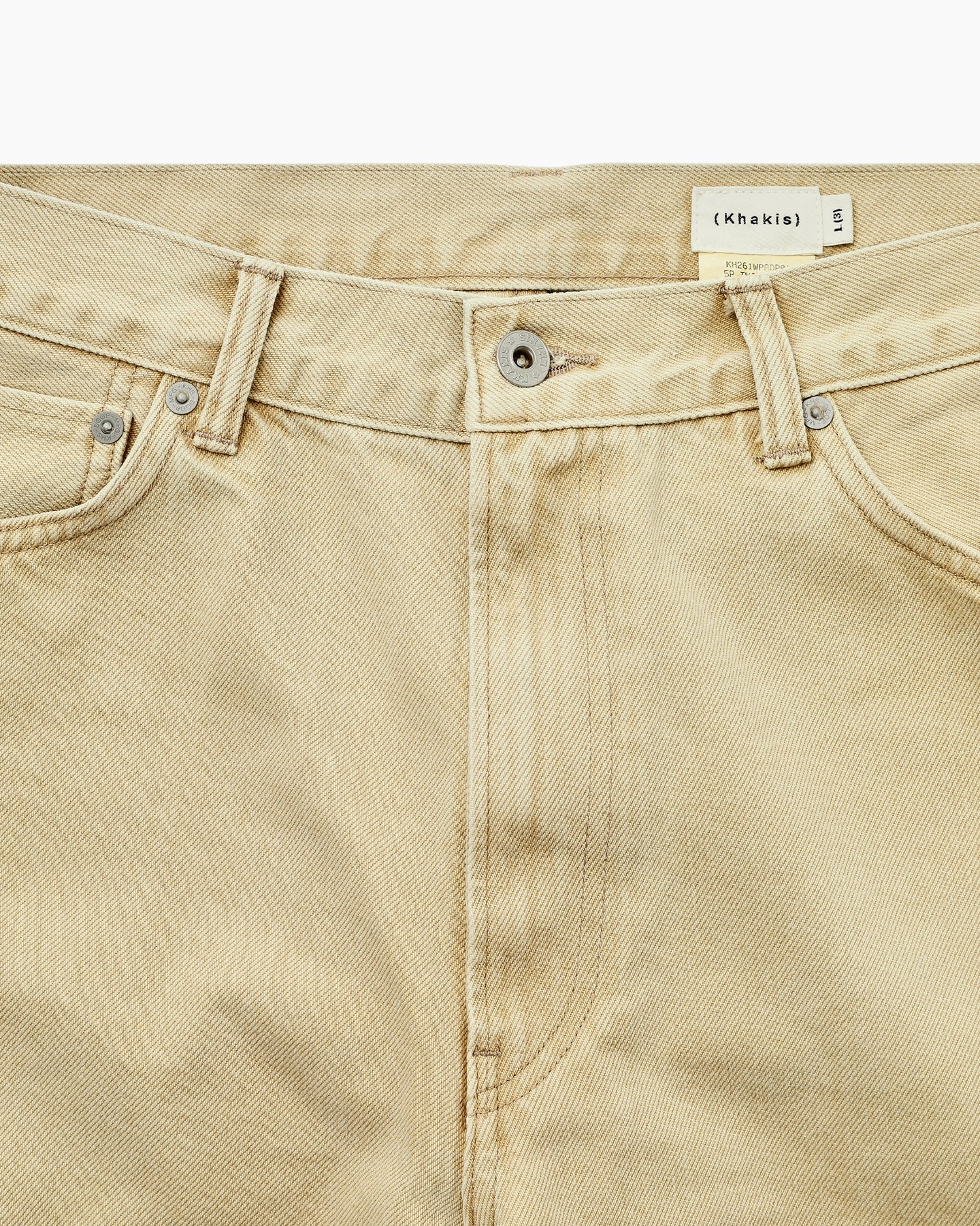 Khakis - 5p Twill Pant (Yellow) product image 2 | TRAB K-Fashion Australia