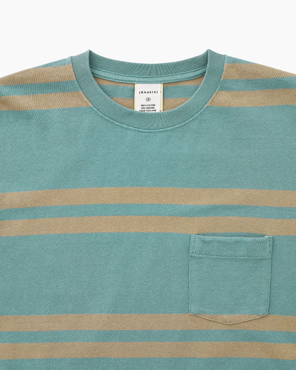 Khakis - Bold Stripe L/S Tee (Dusty Green) product image 2 | TRAB K-Fashion Australia