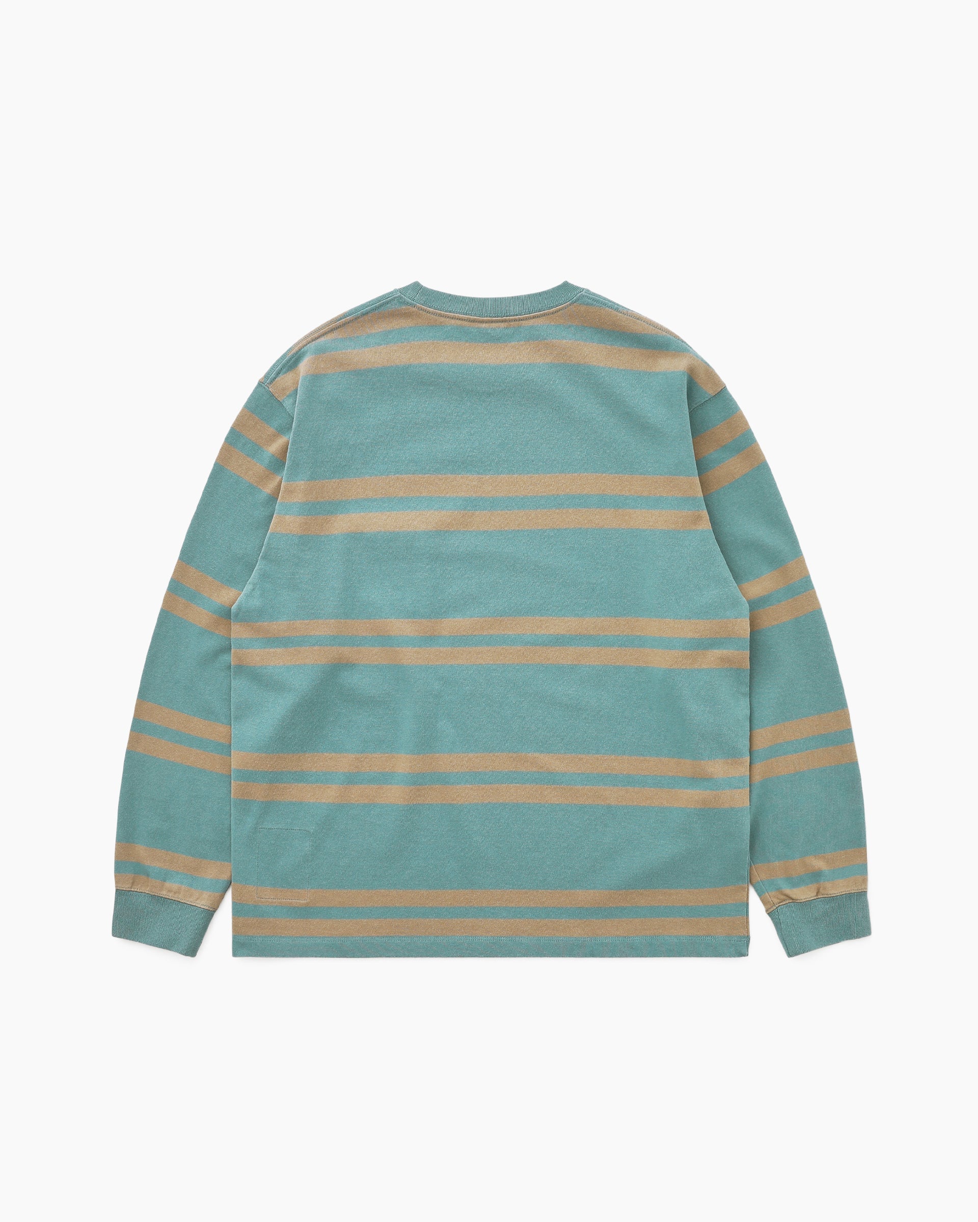 Khakis - Bold Stripe L/S Tee (Dusty Green) product image 4 | TRAB K-Fashion Australia
