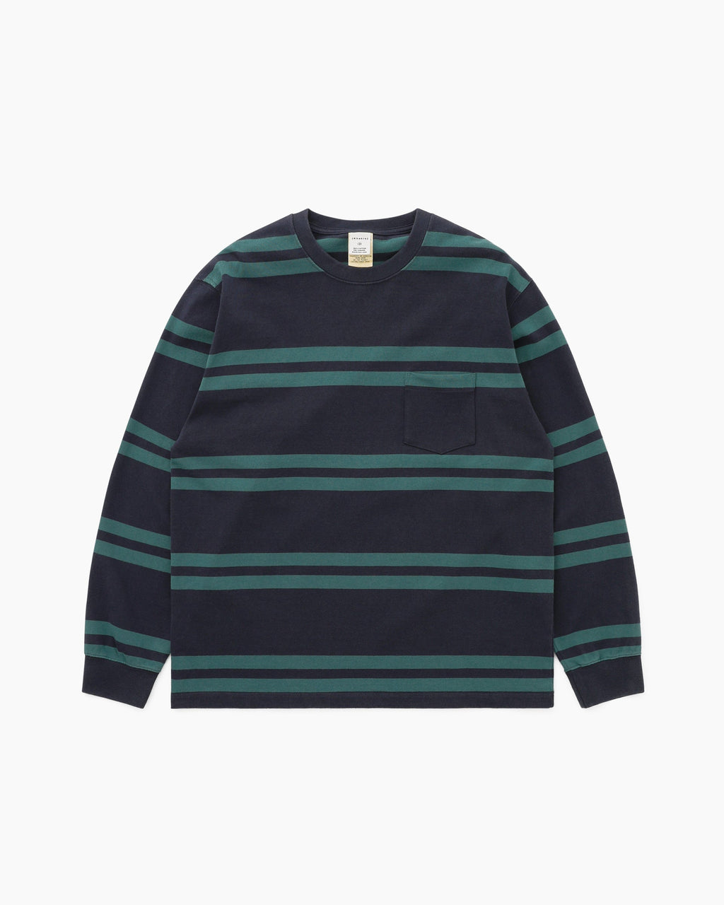 Khakis - Bold Stripe L/S Tee (Navy) product image 1 | TRAB K-Fashion Australia