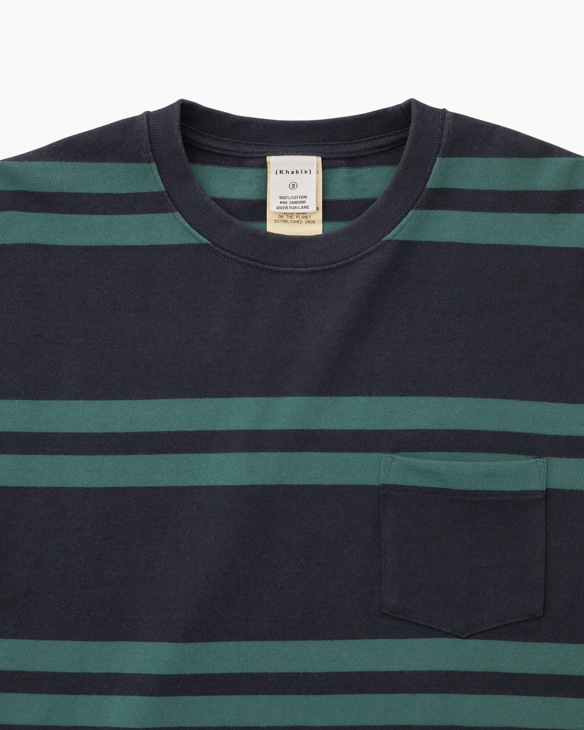 Khakis - Bold Stripe L/S Tee (Navy) product image 2 | TRAB K-Fashion Australia