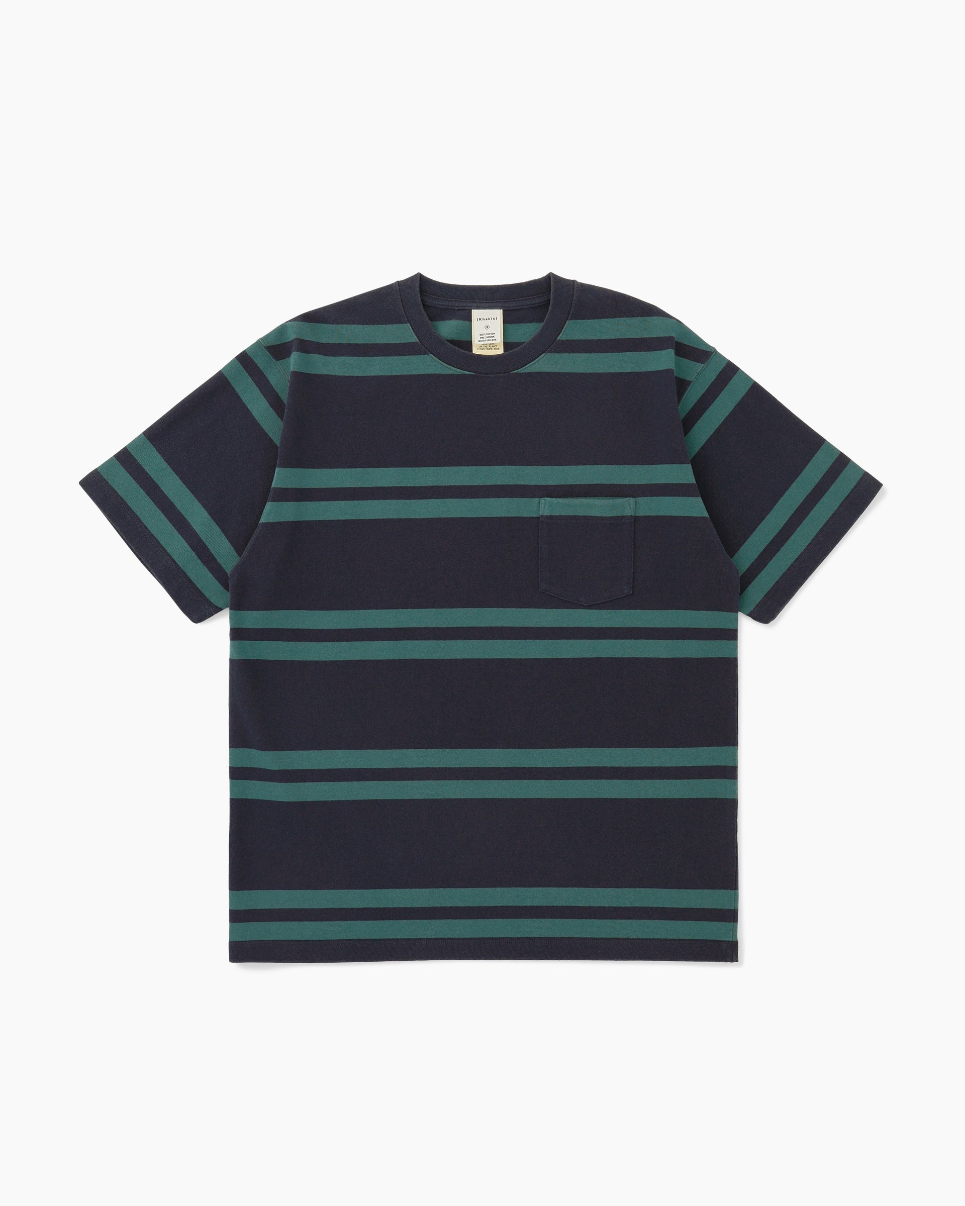 Khakis - Bold Stripe S/S Tee (Navy) product image 1 | TRAB K-Fashion Australia