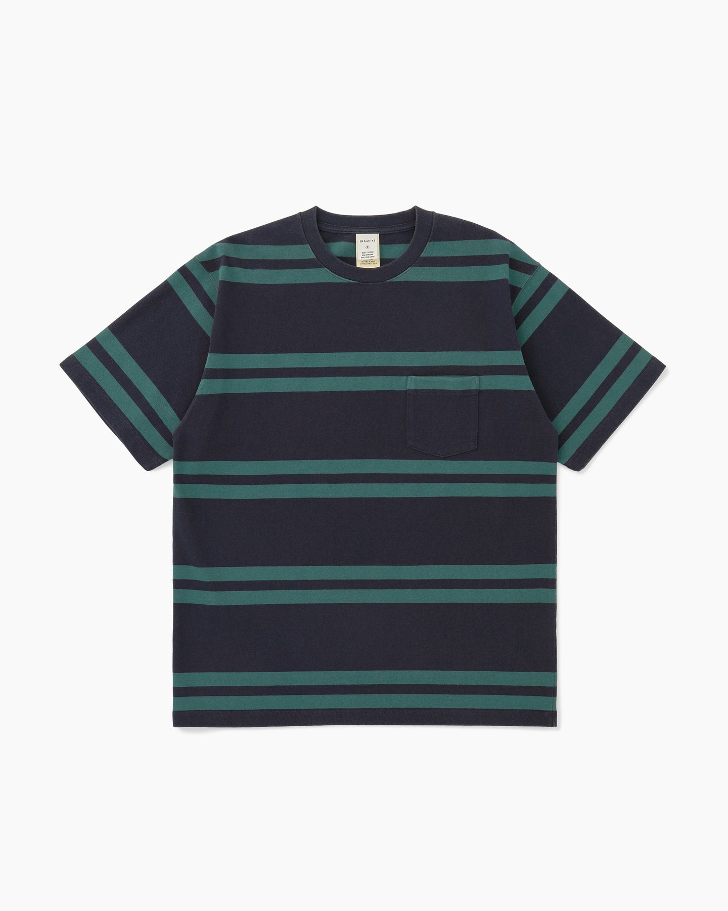 Khakis - Bold Stripe S/S Tee (Navy) product image 1 | TRAB K-Fashion Australia