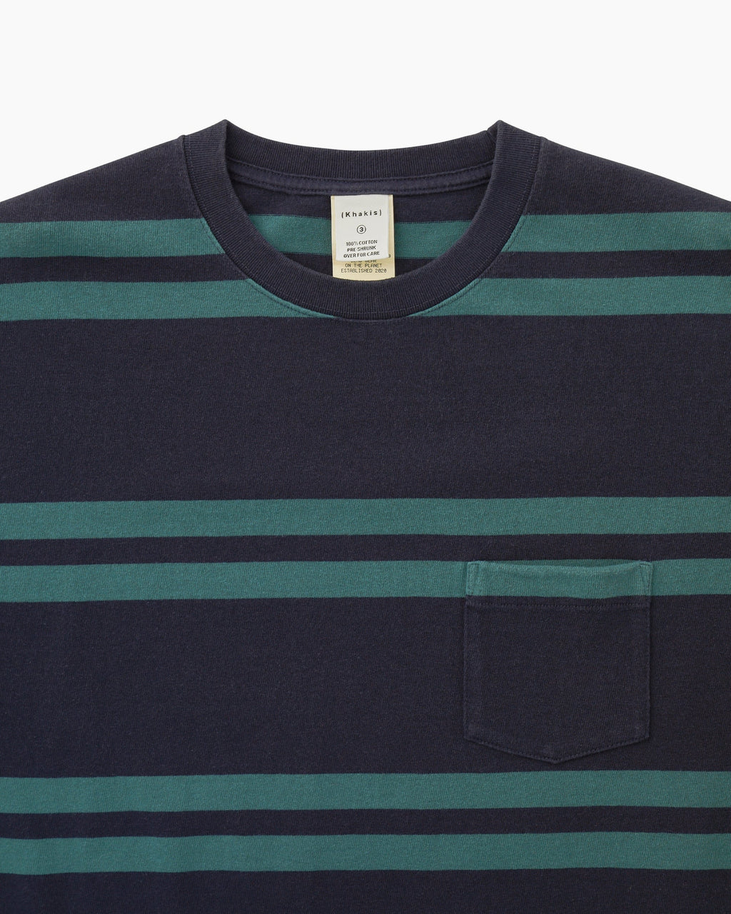 Khakis - Bold Stripe S/S Tee (Navy) product image 2 | TRAB K-Fashion Australia