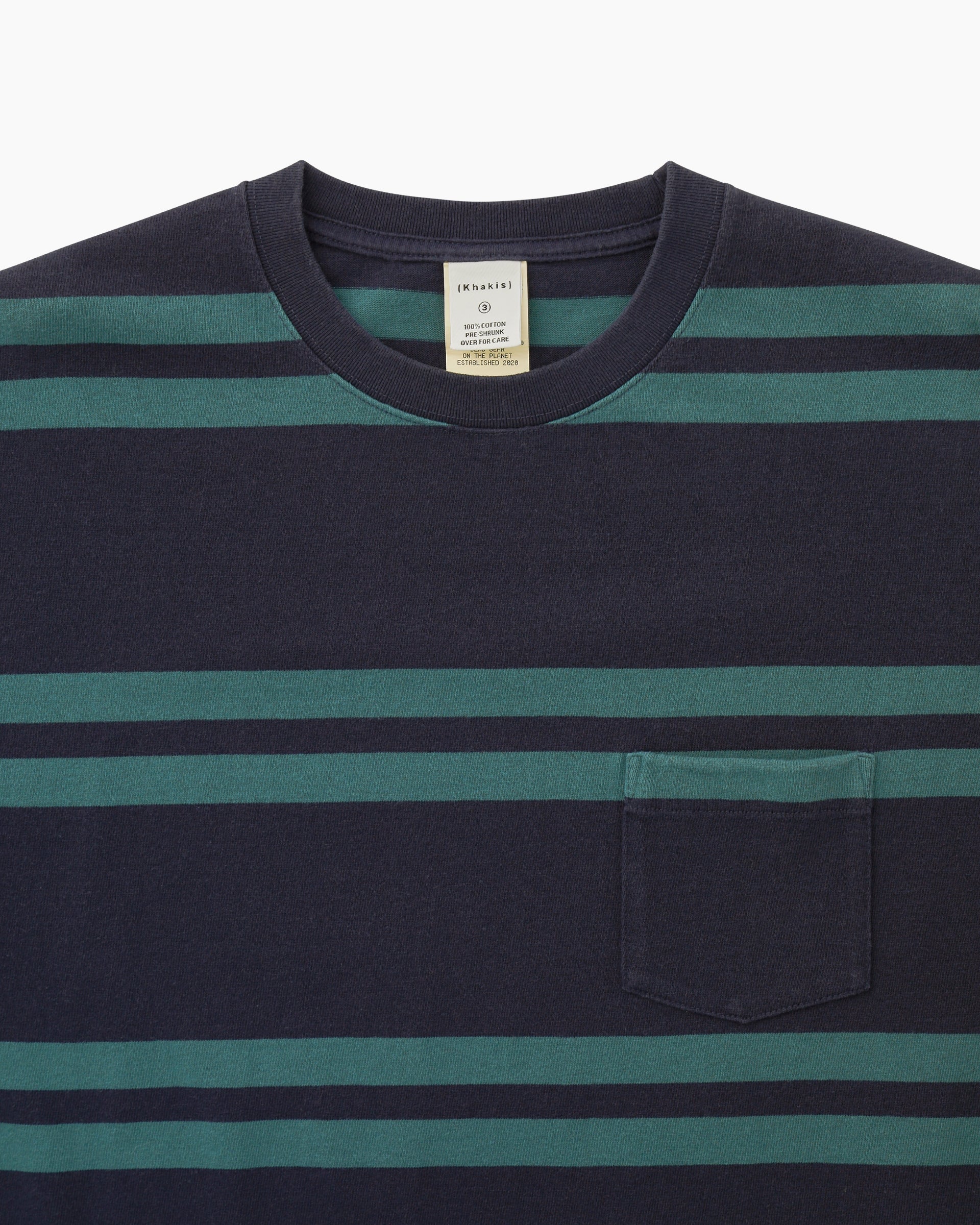 Khakis - Bold Stripe S/S Tee (Navy) product image 2 | TRAB K-Fashion Australia