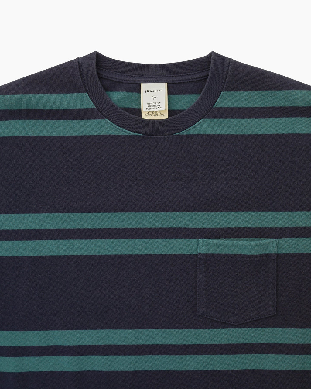 Khakis - Bold Stripe S/S Tee (Navy) product image 2 | TRAB K-Fashion Australia