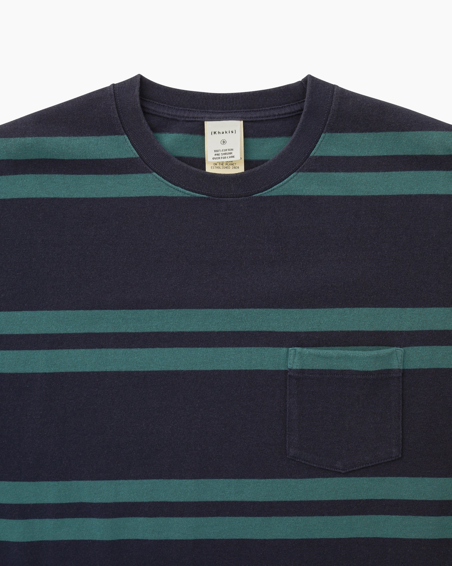 Khakis - Bold Stripe S/S Tee (Navy) product image 2 | TRAB K-Fashion Australia