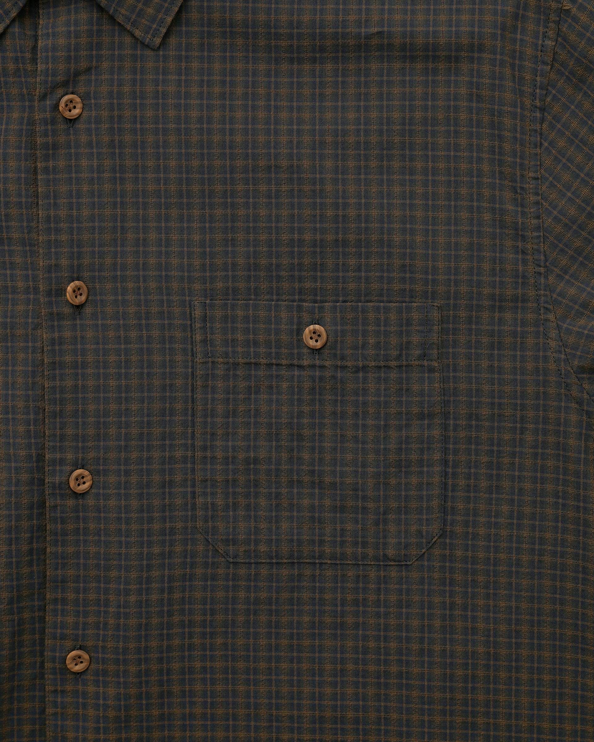 Khakis - Border Check S/S Shirt (Brown) product image 3 | TRAB K-Fashion Australia