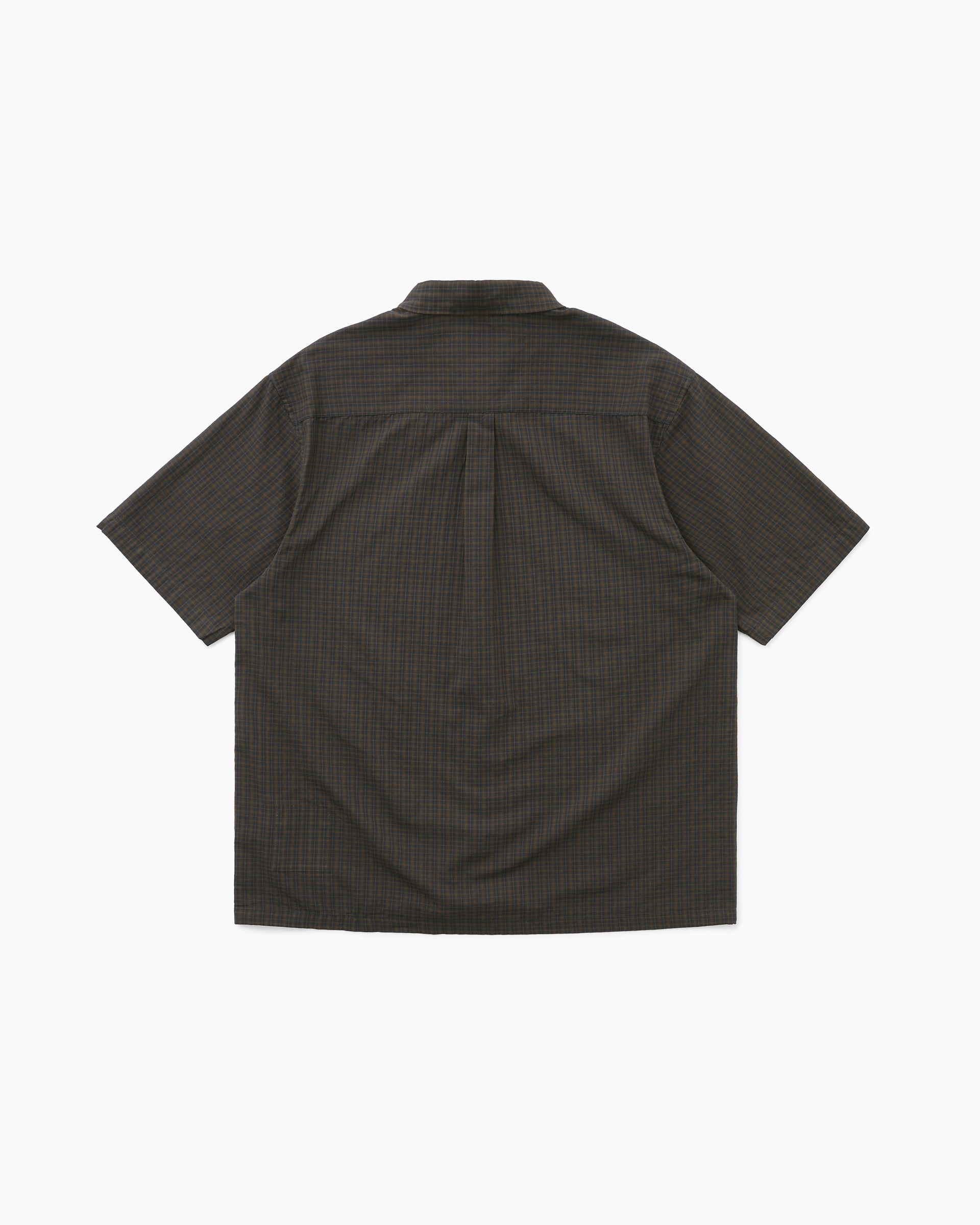 Khakis - Border Check S/S Shirt (Brown) product image 4 | TRAB K-Fashion Australia