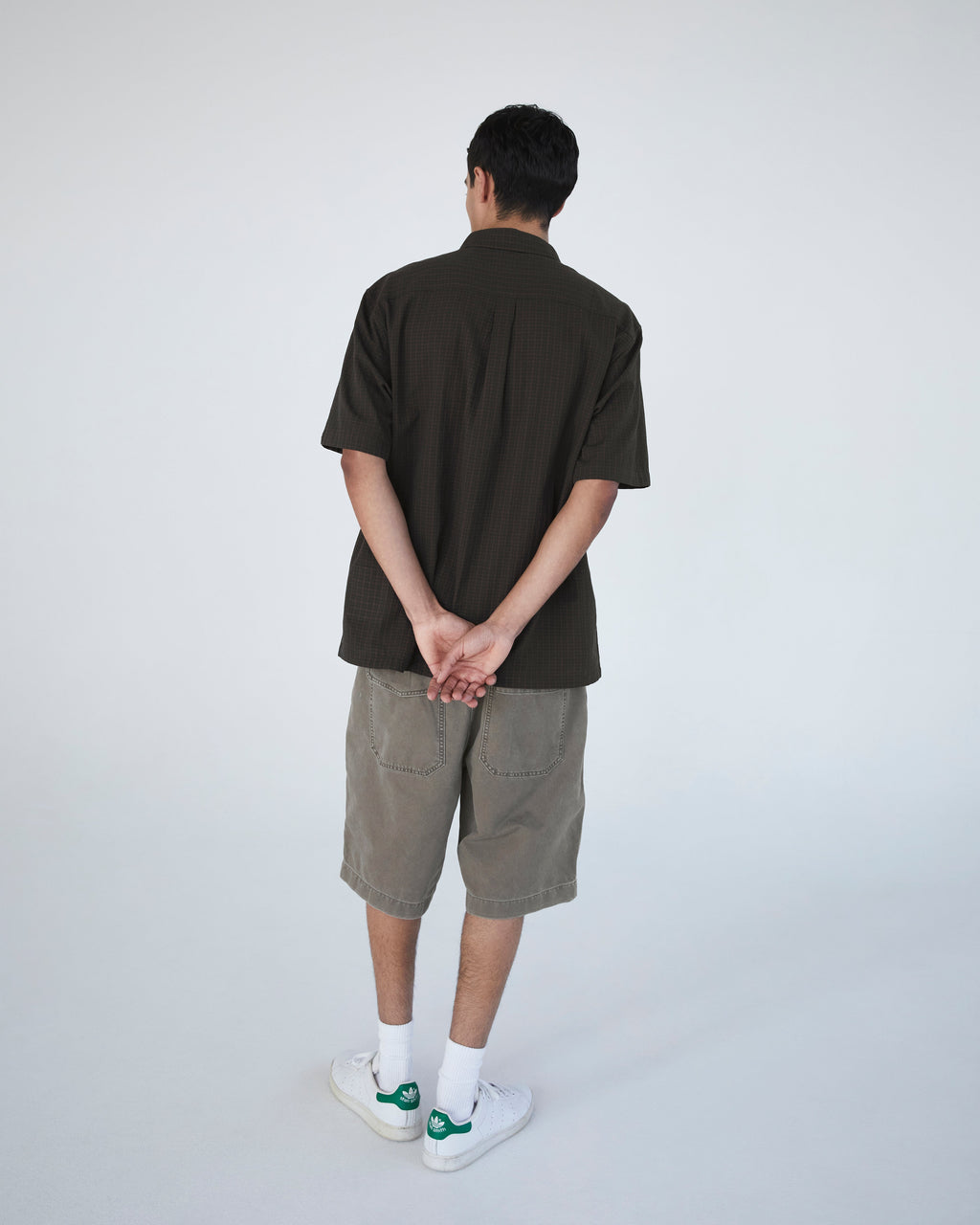Khakis - Border Check S/S Shirt (Brown) product image 5 | TRAB K-Fashion Australia