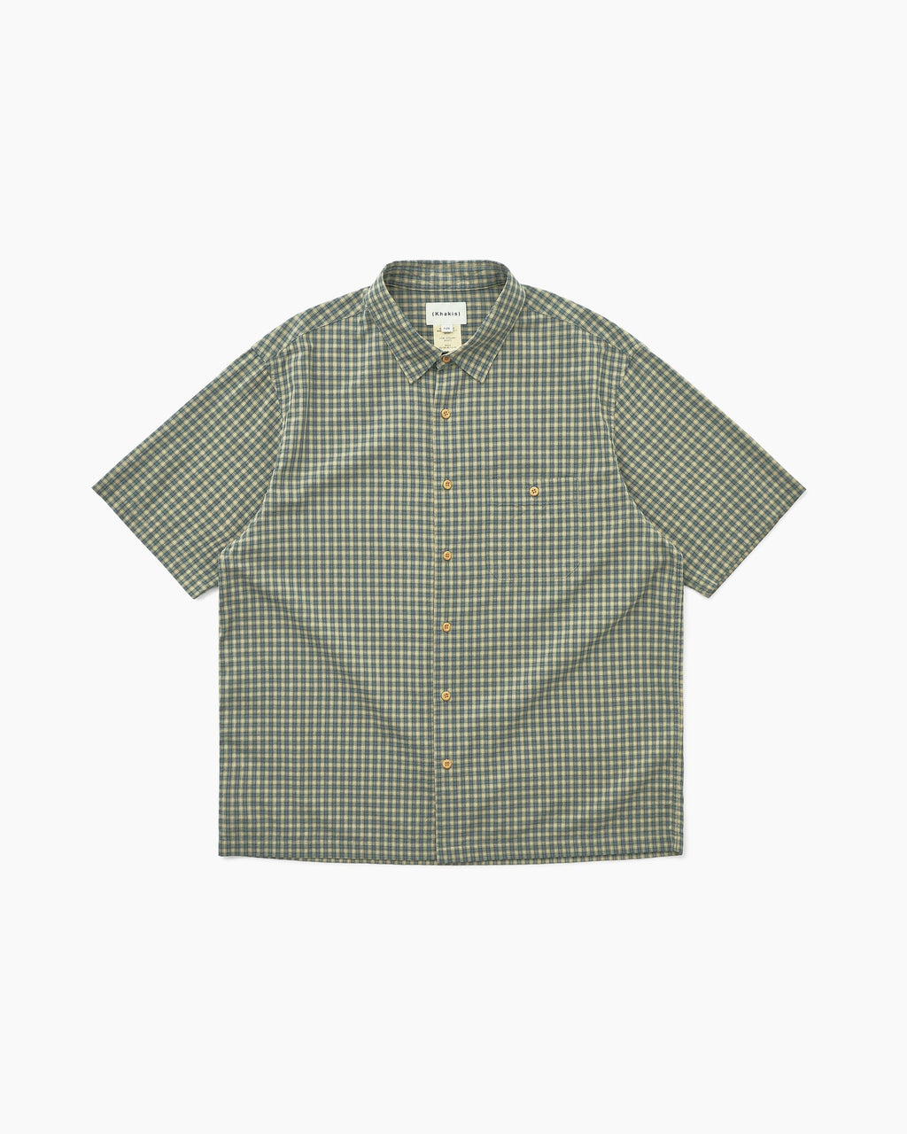 Khakis - Border Check S/S Shirt (Forest) product image 1 | TRAB K-Fashion Australia