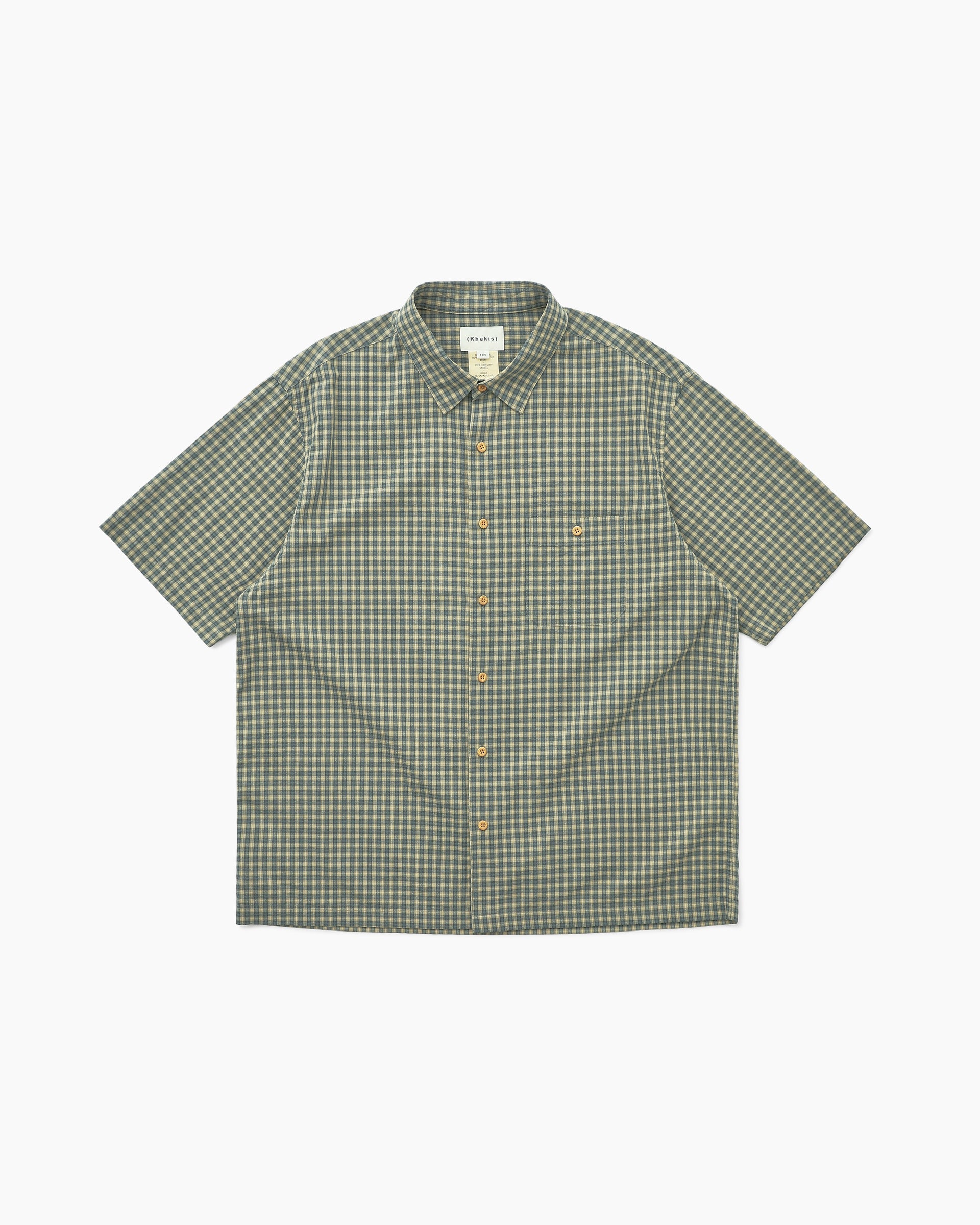 Khakis - Border Check S/S Shirt (Forest) product image 1 | TRAB K-Fashion Australia