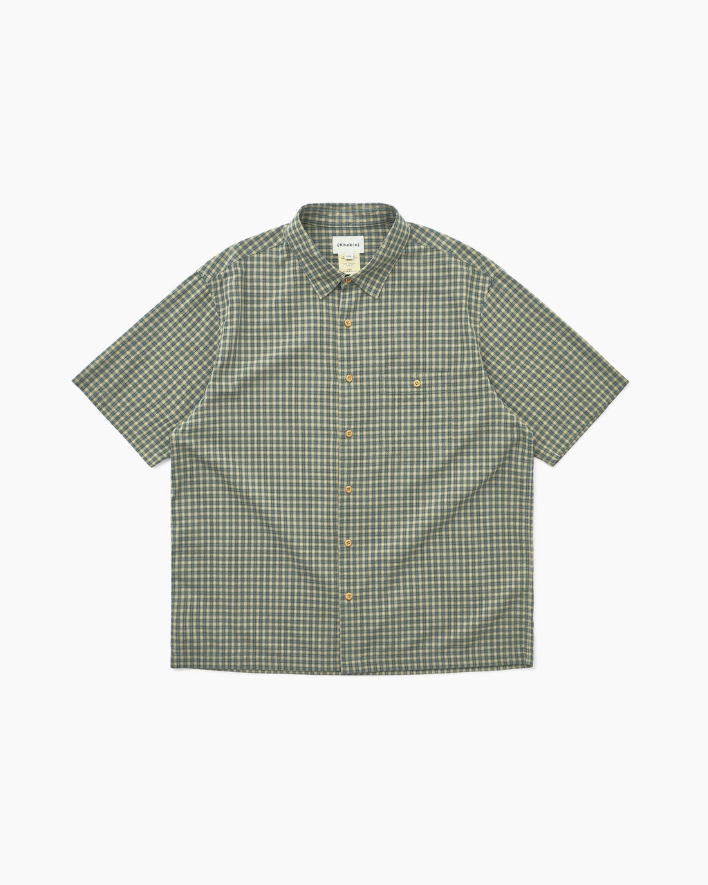 Khakis - Border Check S/S Shirt (Forest) product image 1 | TRAB K-Fashion Australia