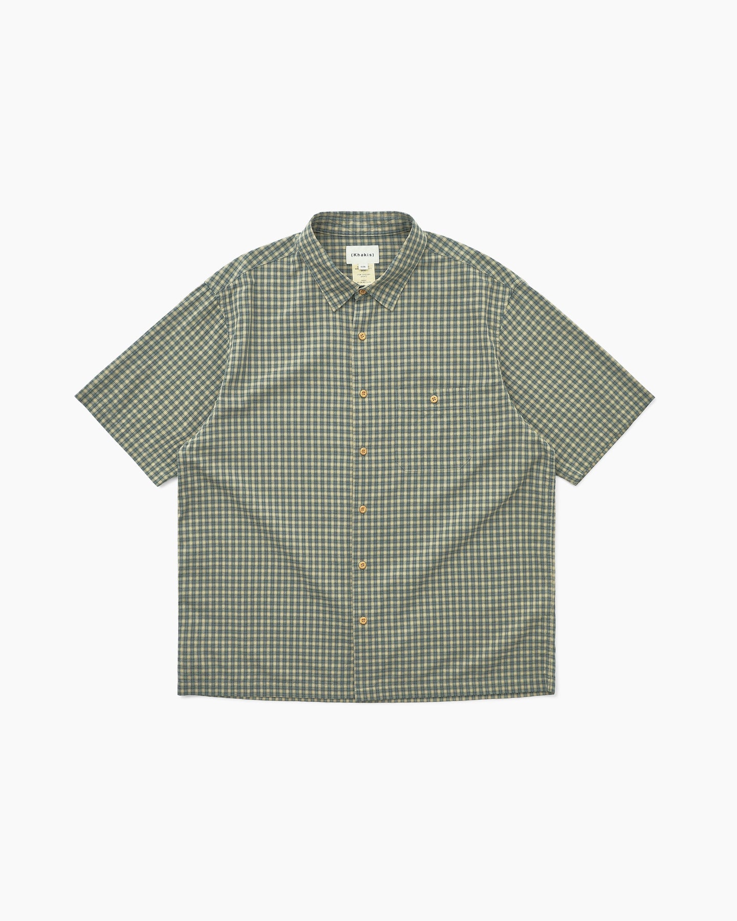 Khakis - Border Check S/S Shirt (Forest) product image 1 | TRAB K-Fashion Australia