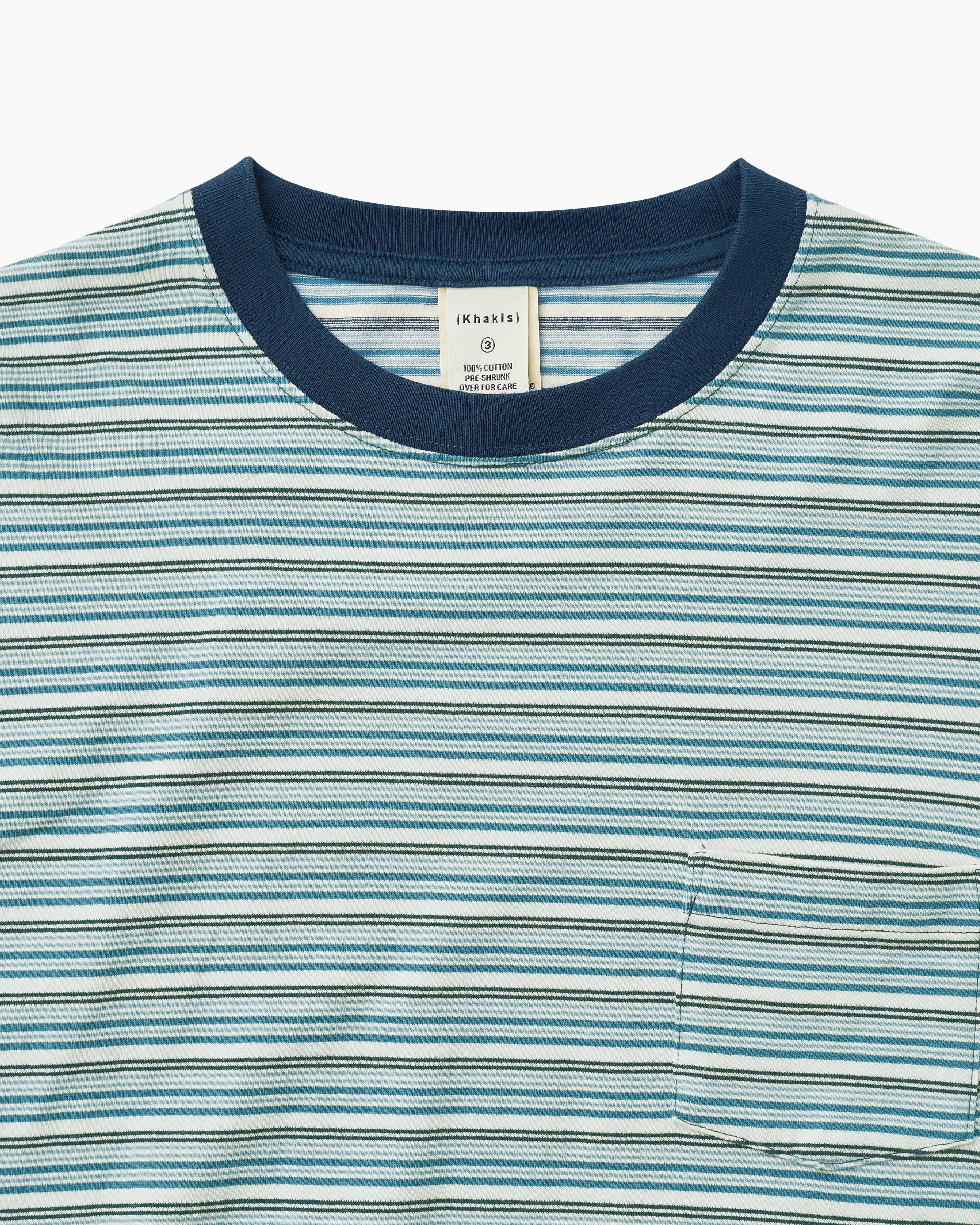 Khakis - Border L/S Tee (Blue) product image 2 | TRAB K-Fashion Australia