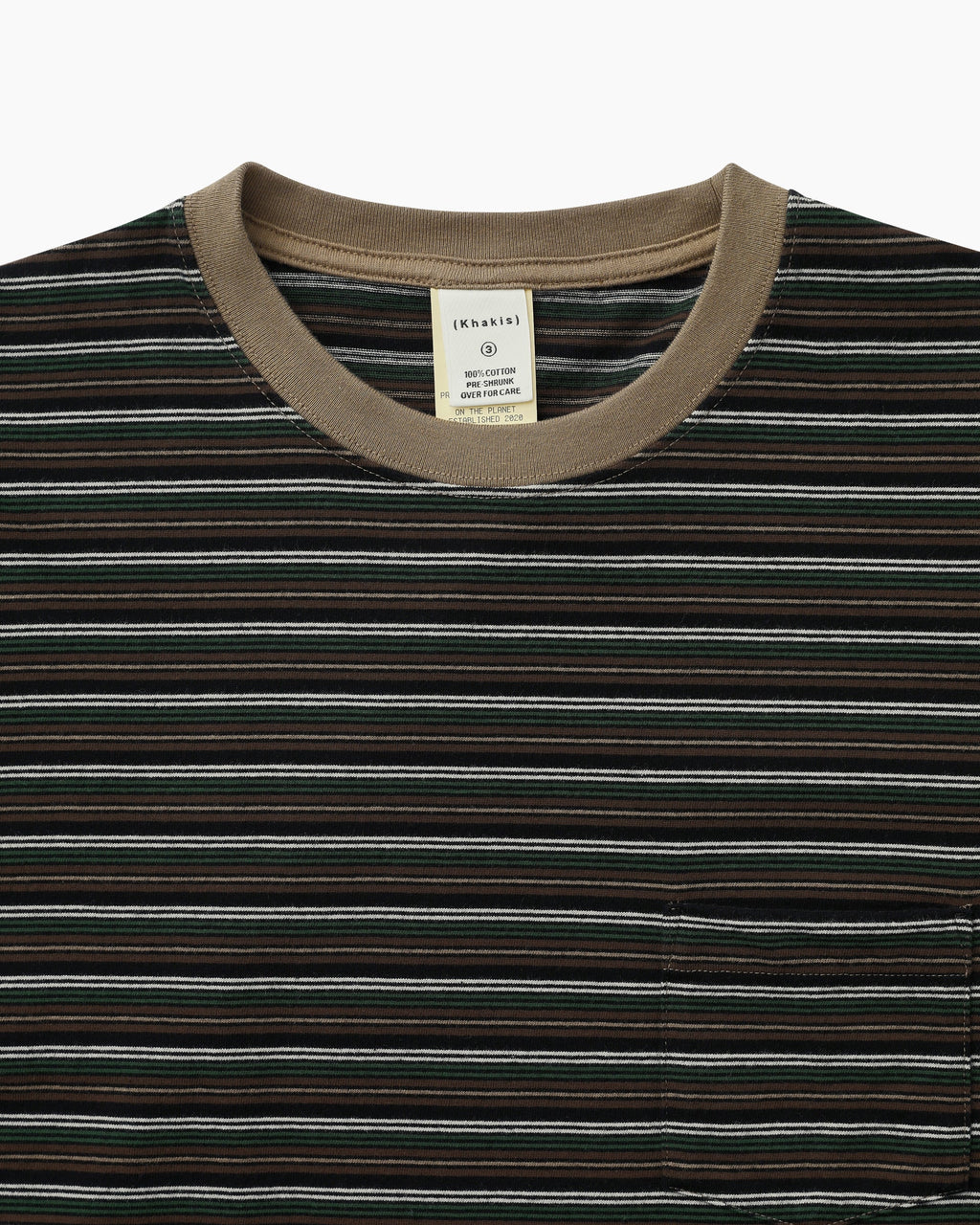 Khakis - Border L/S Tee (Brown) product image 2 | TRAB K-Fashion Australia