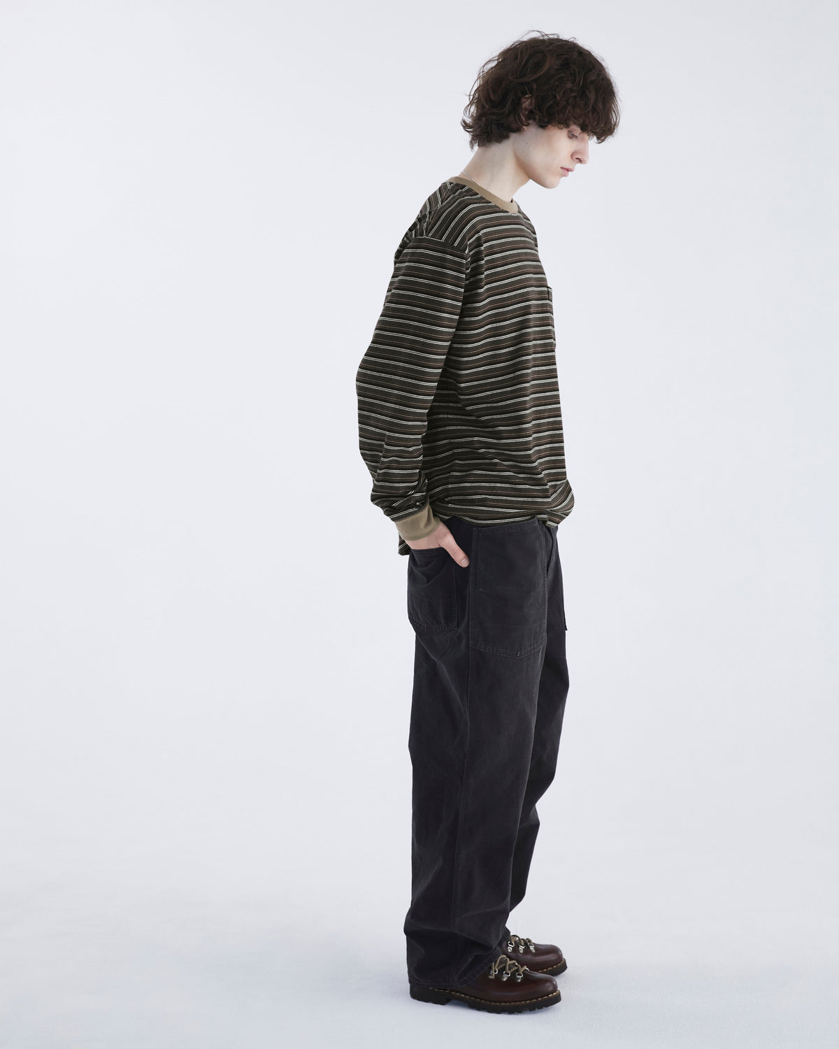 Khakis - Border L/S Tee (Brown) product image 5 | TRAB K-Fashion Australia