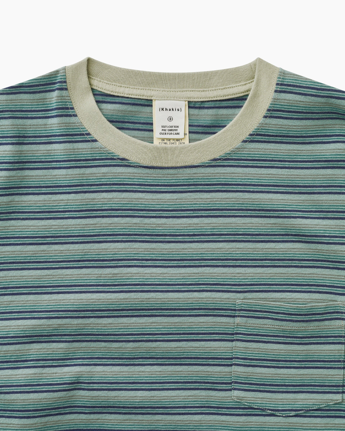 Khakis - Border L/S Tee (Pistachio) product image 2 | TRAB K-Fashion Australia