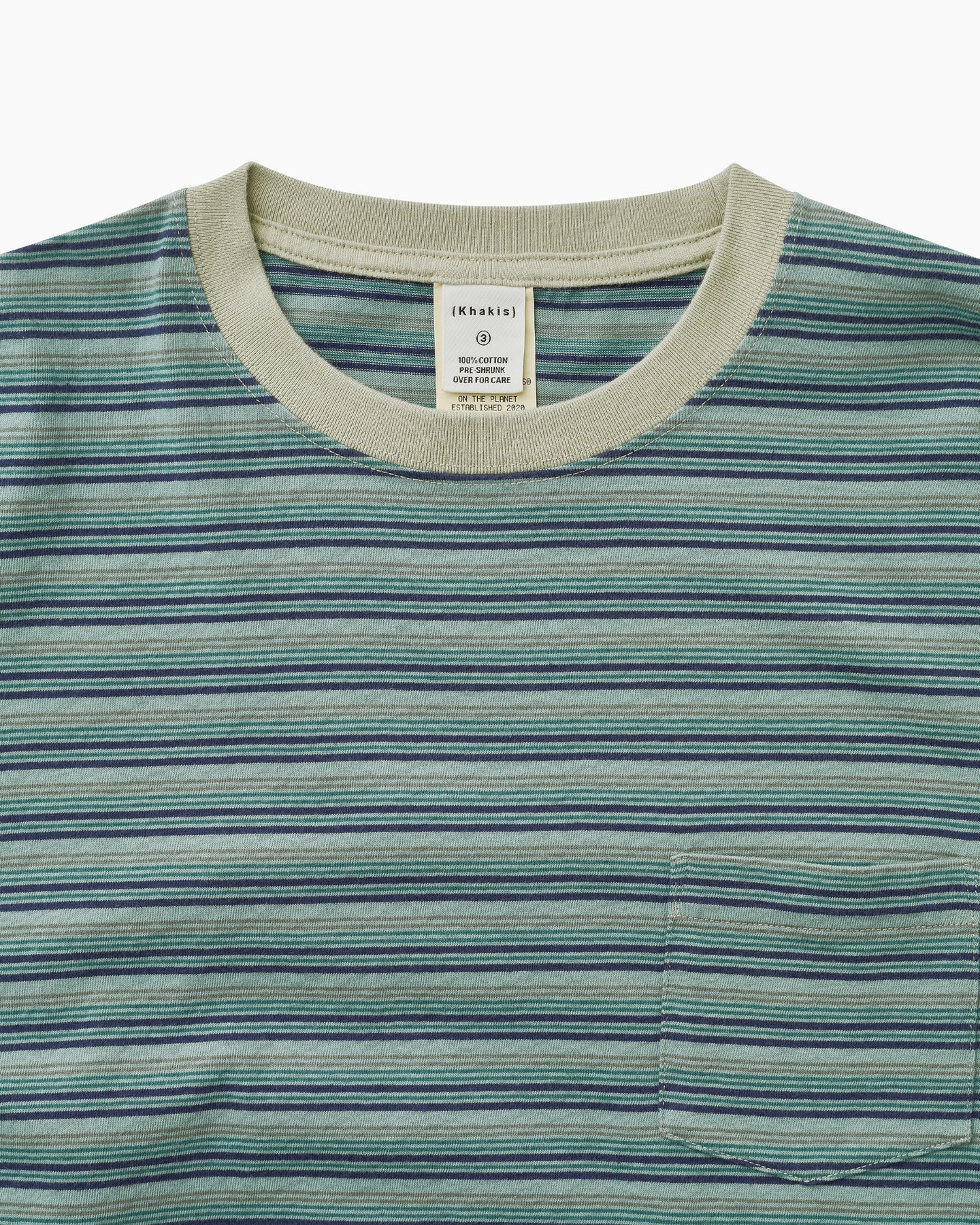 Khakis - Border L/S Tee (Pistachio) product image 2 | TRAB K-Fashion Australia