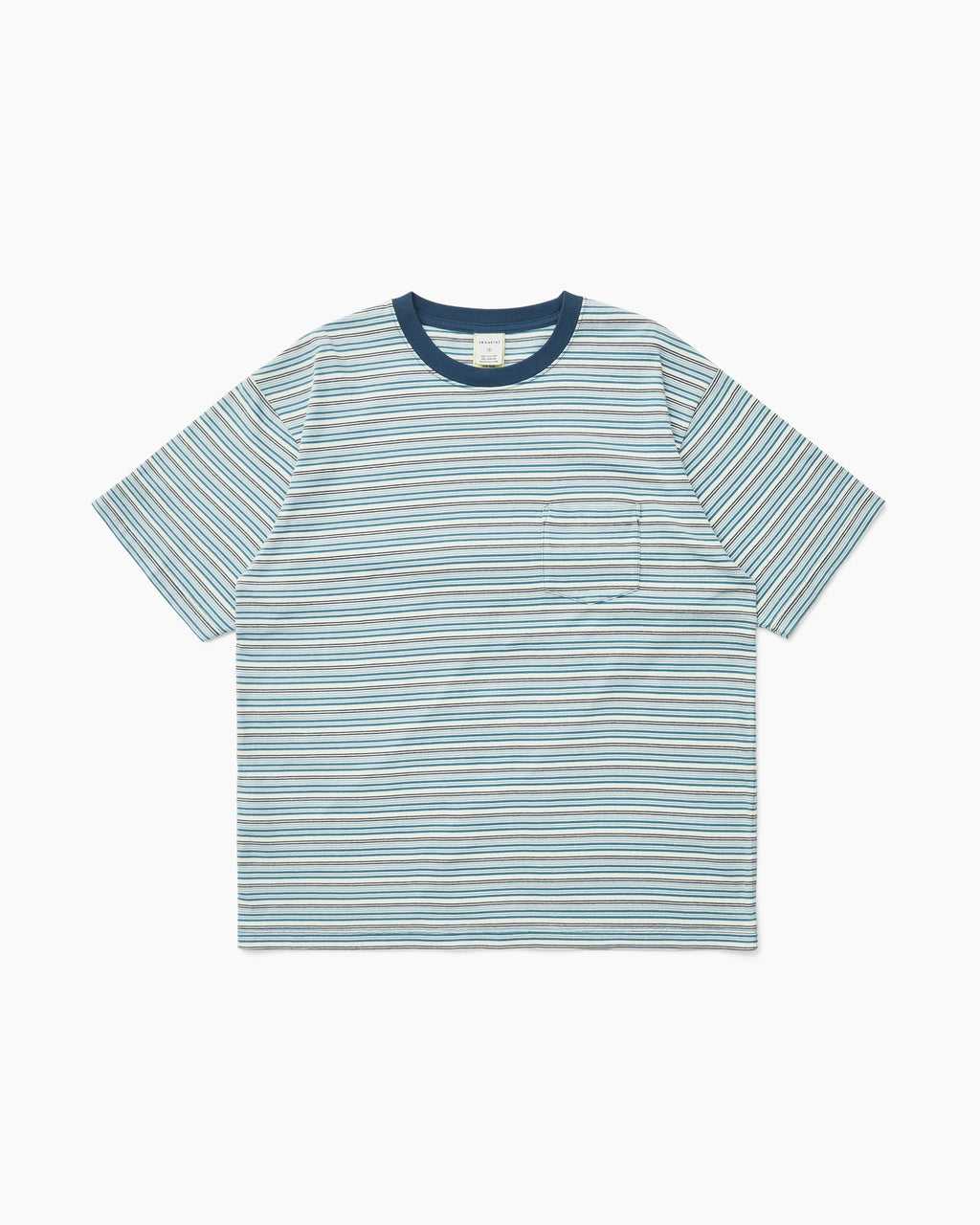 Khakis - Border S/S Tee (Blue) product image 1 | TRAB K-Fashion Australia