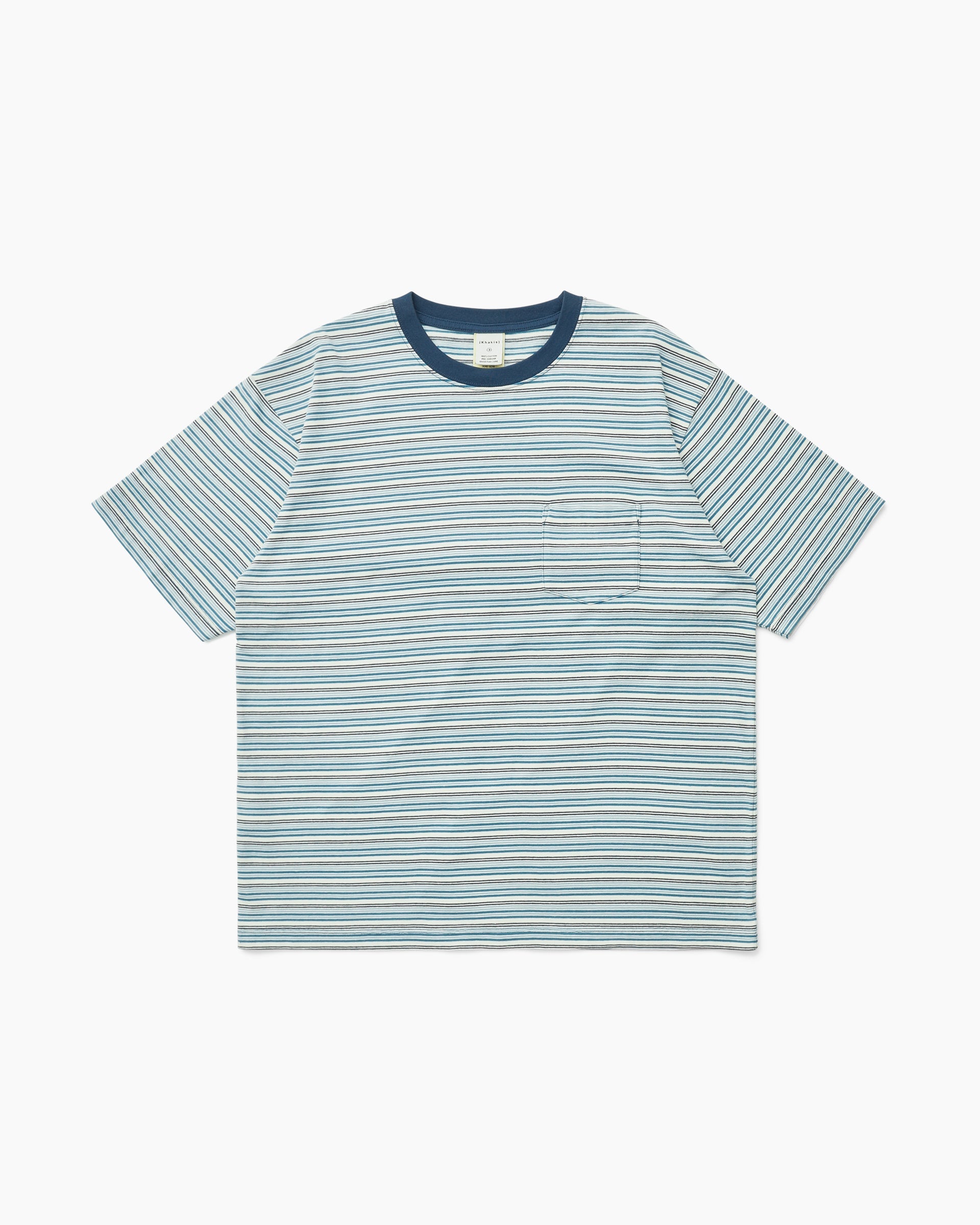 Khakis - Border S/S Tee (Blue) product image 1 | TRAB K-Fashion Australia
