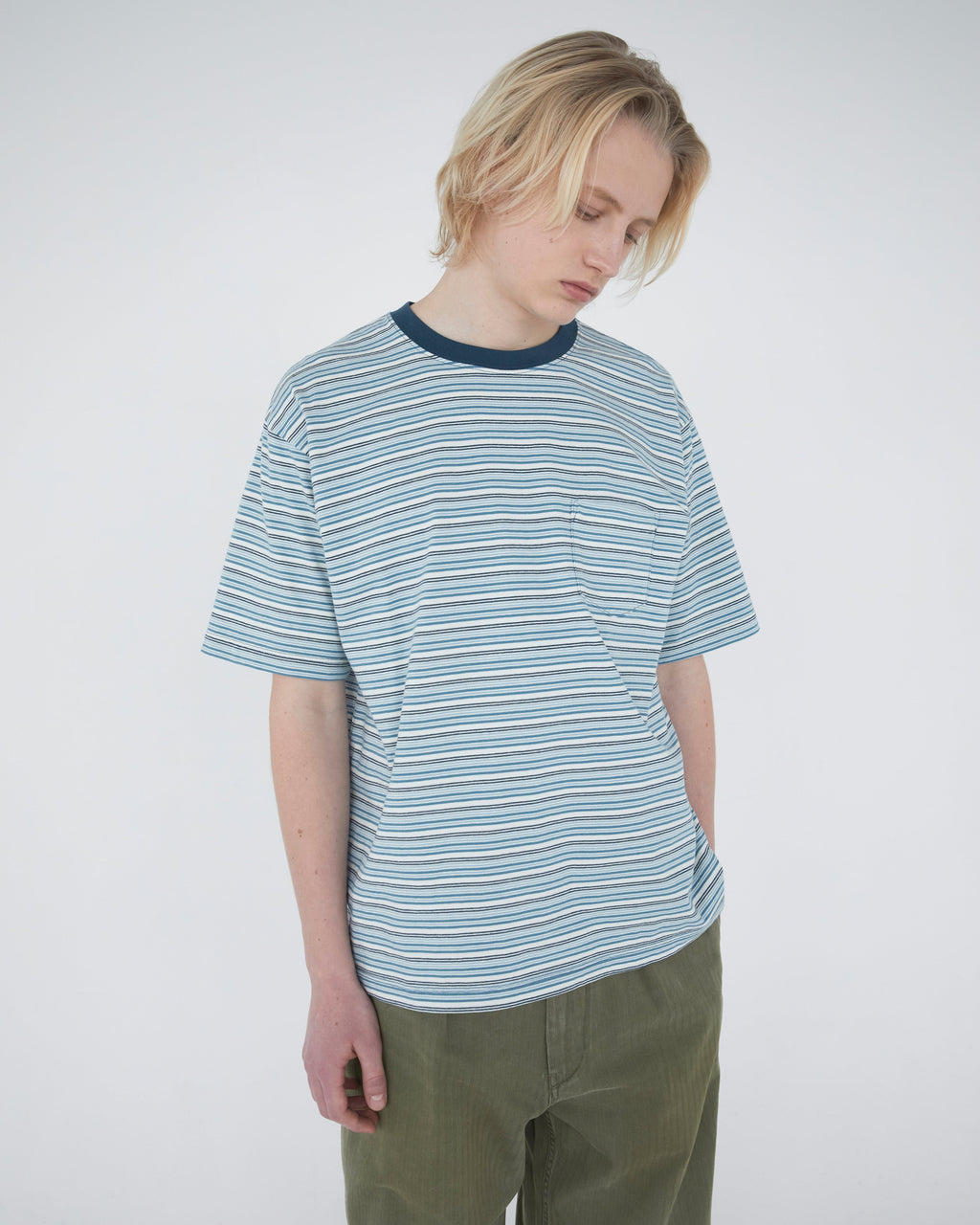 Khakis - Border S/S Tee (Blue) product image 4 | TRAB K-Fashion Australia