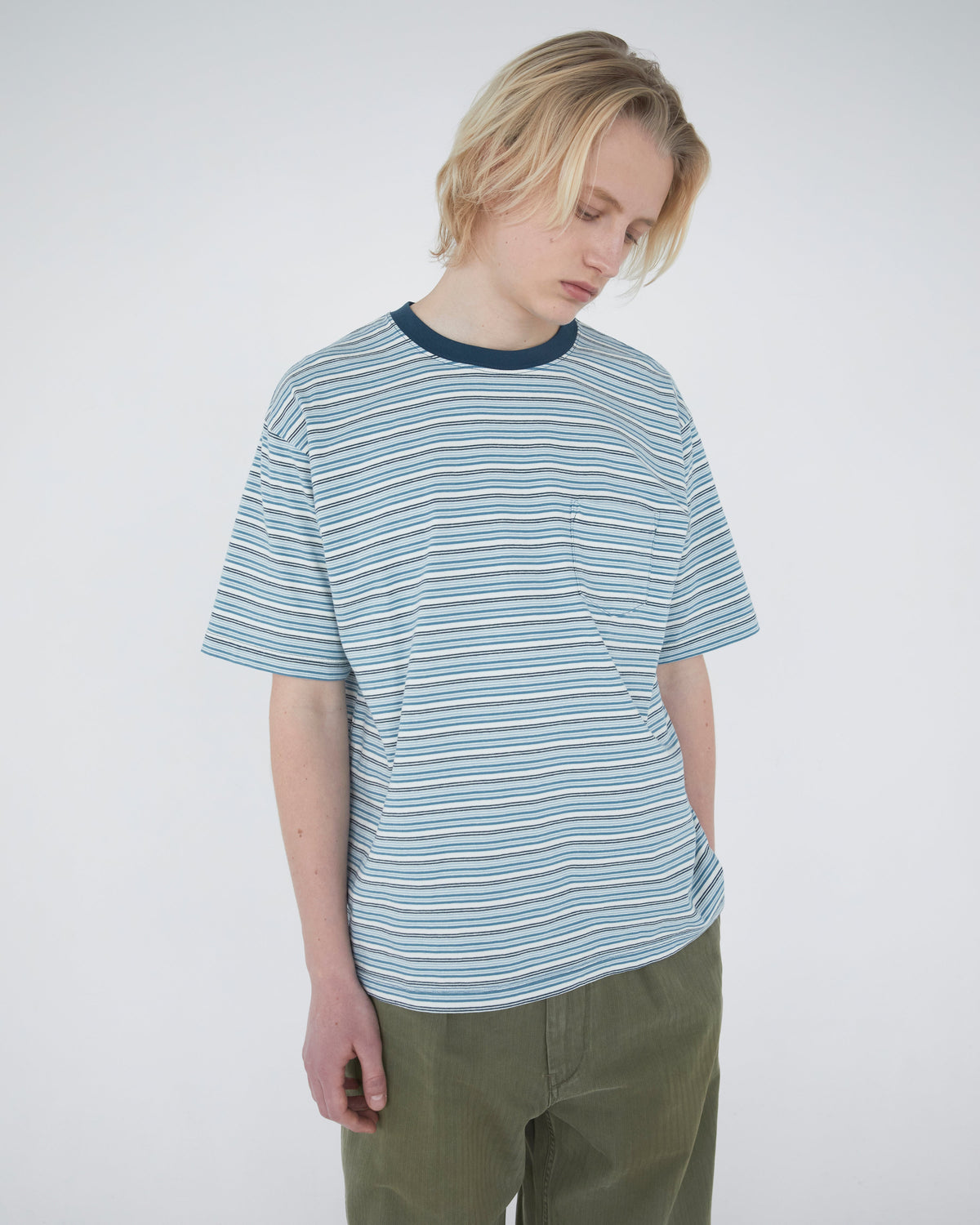 Khakis - Border S/S Tee (Blue) product image 4 | TRAB K-Fashion Australia