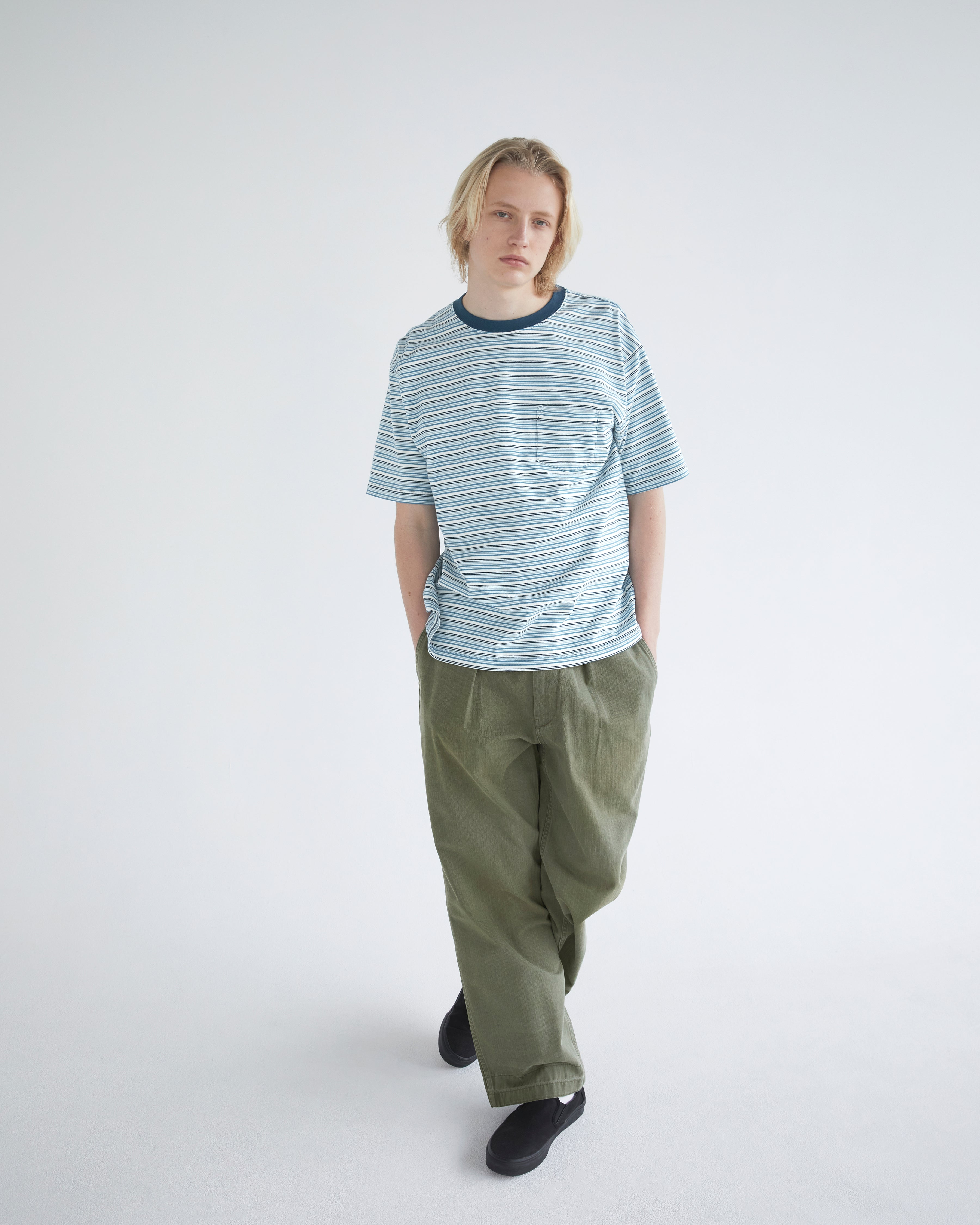 Khakis - Border S/S Tee (Blue) product image 5 | TRAB K-Fashion Australia