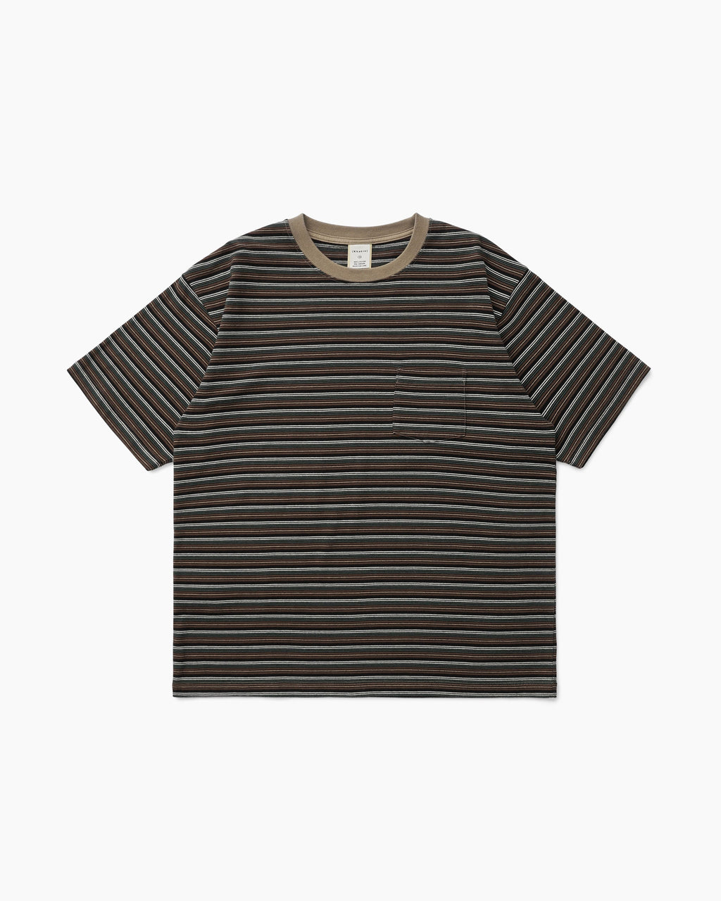 Khakis - Border S/S Tee (Brown) product image 1 | TRAB K-Fashion Australia