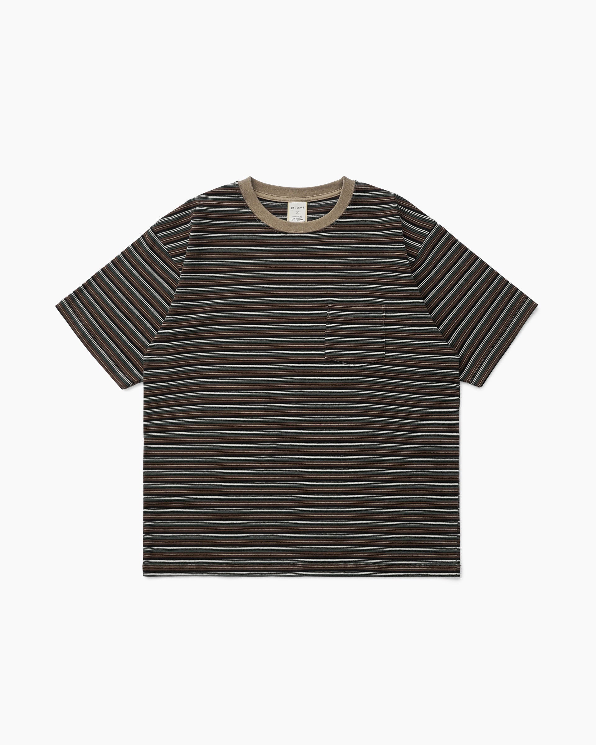 Khakis - Border S/S Tee (Brown) product image 1 | TRAB K-Fashion Australia