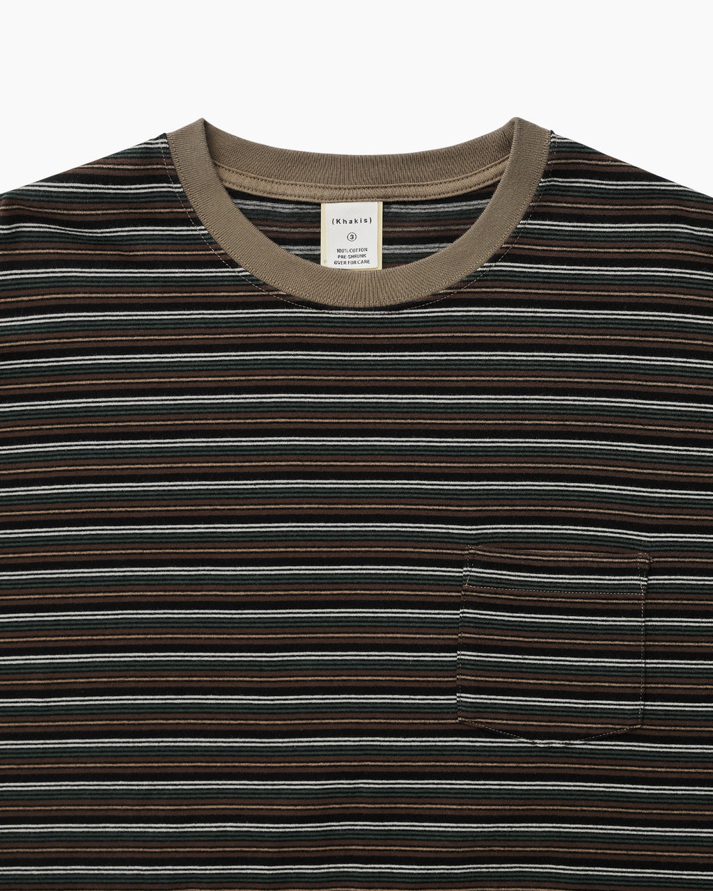 Khakis - Border S/S Tee (Brown) product image 2 | TRAB K-Fashion Australia