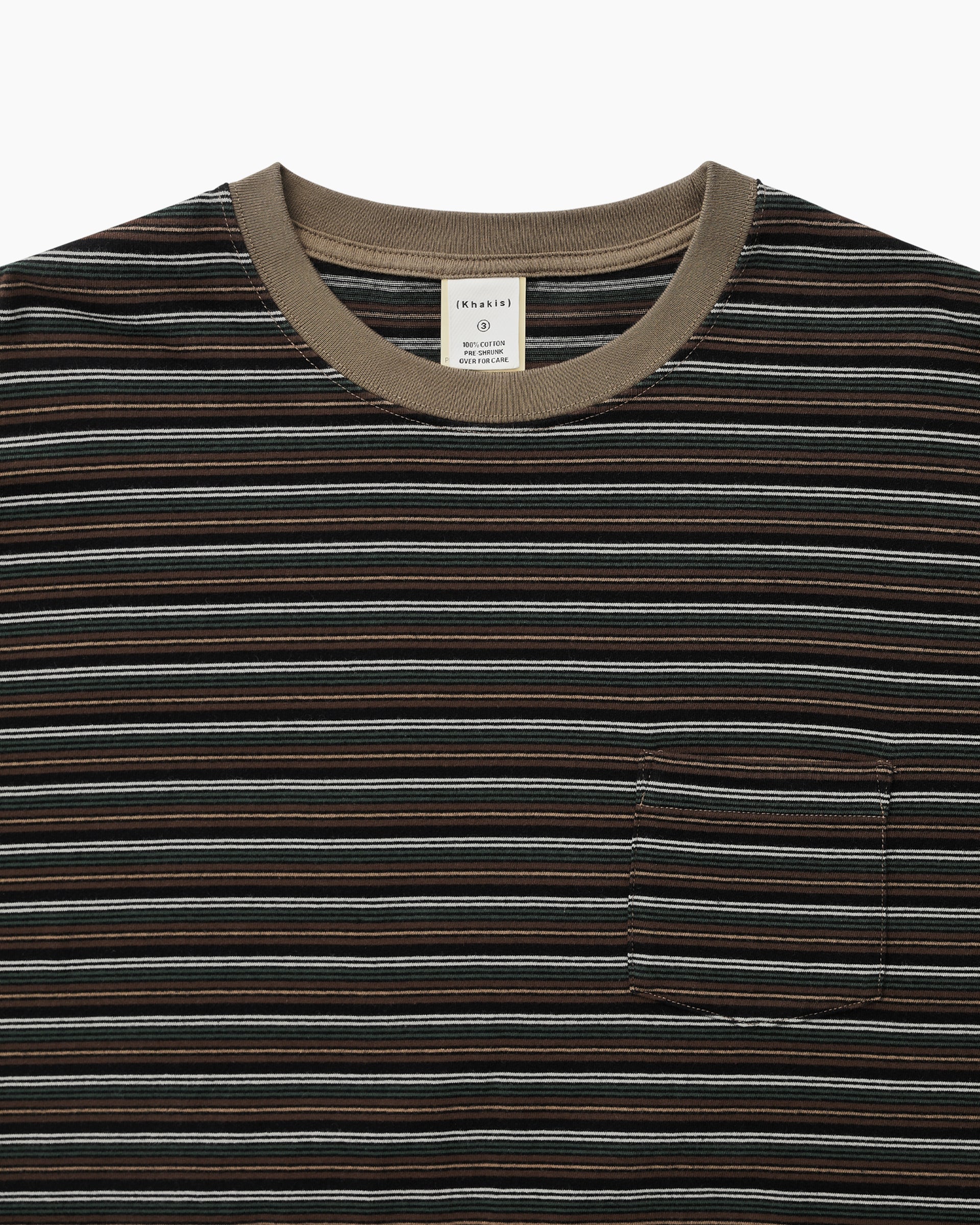 Khakis - Border S/S Tee (Brown) product image 2 | TRAB K-Fashion Australia