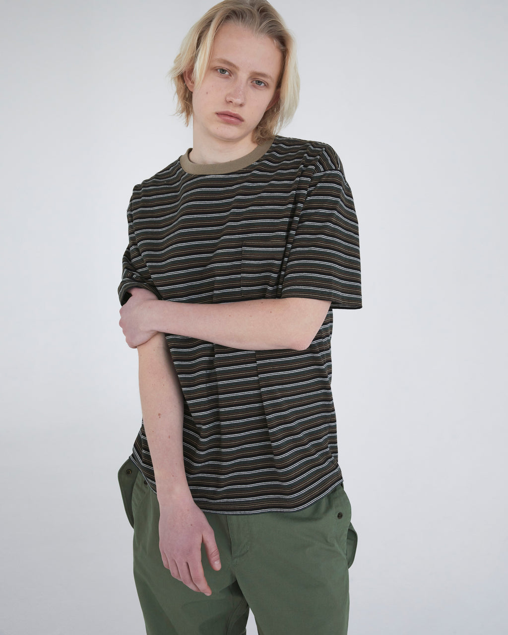 Khakis - Border S/S Tee (Brown) product image 4 | TRAB K-Fashion Australia