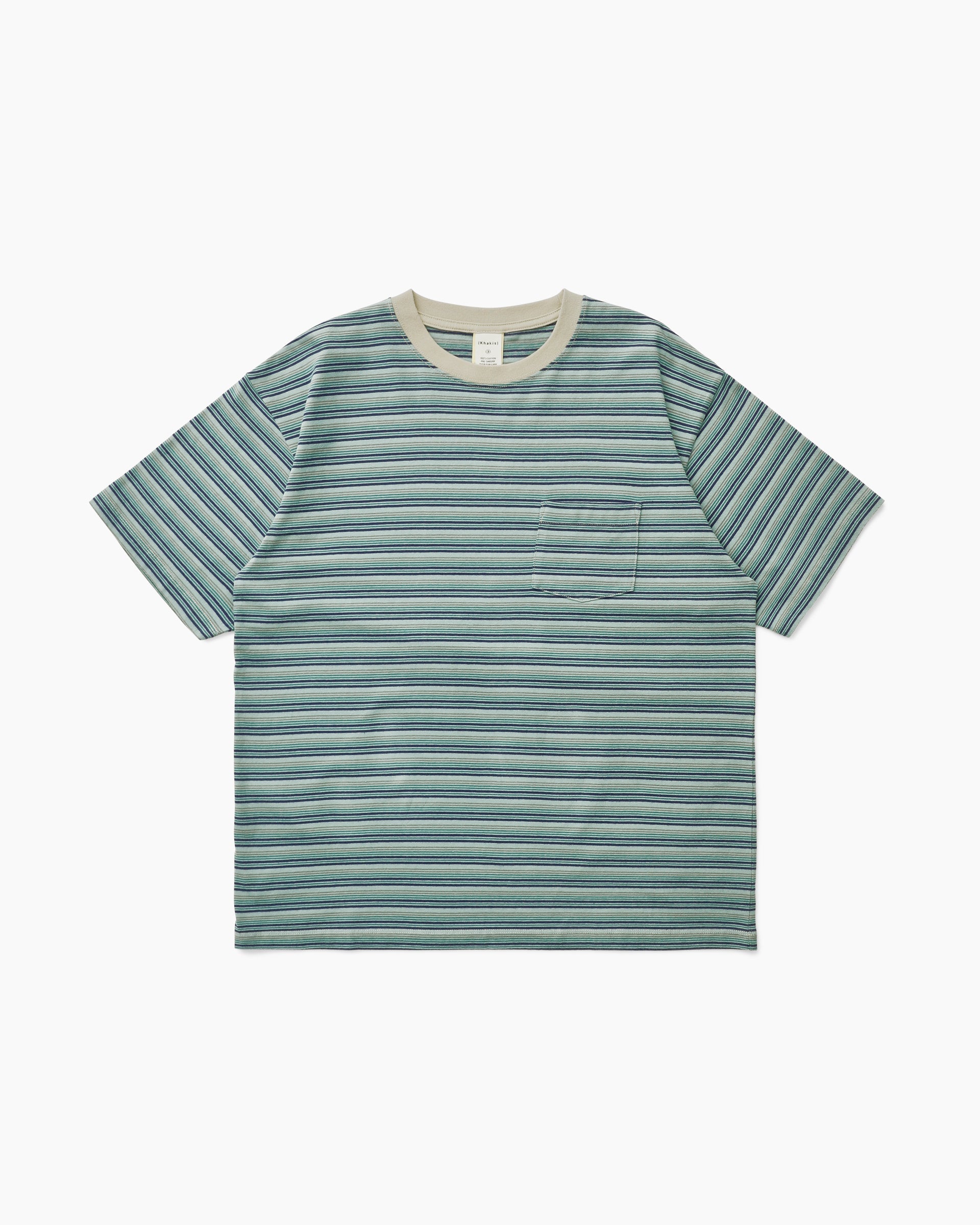 Khakis - Border S/S Tee (Pistachio) product image 1 | TRAB K-Fashion Australia