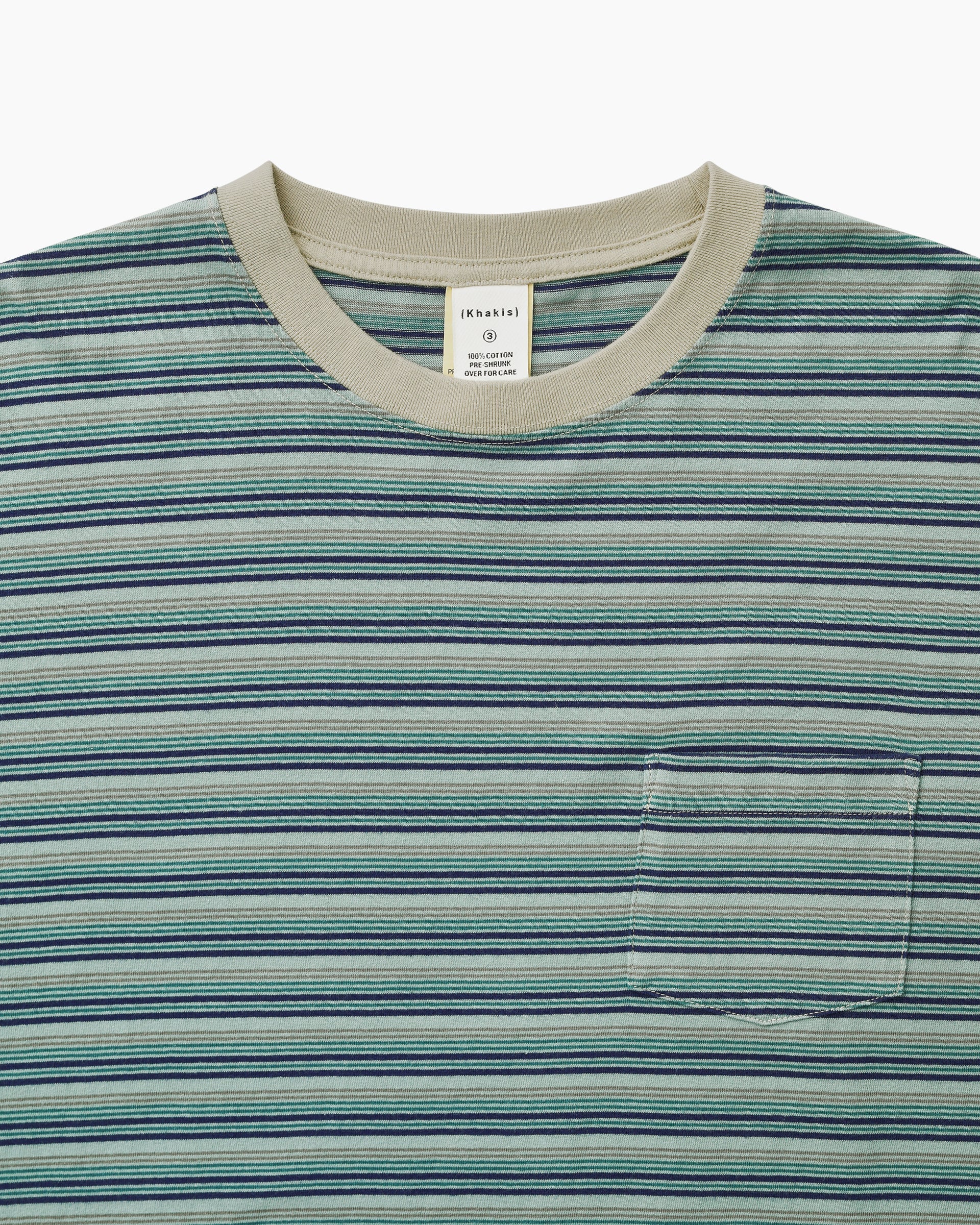Khakis - Border S/S Tee (Pistachio) product image 2 | TRAB K-Fashion Australia