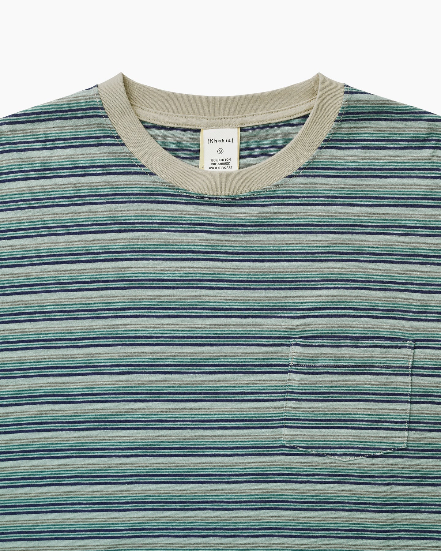 Khakis - Border S/S Tee (Pistachio) product image 2 | TRAB K-Fashion Australia