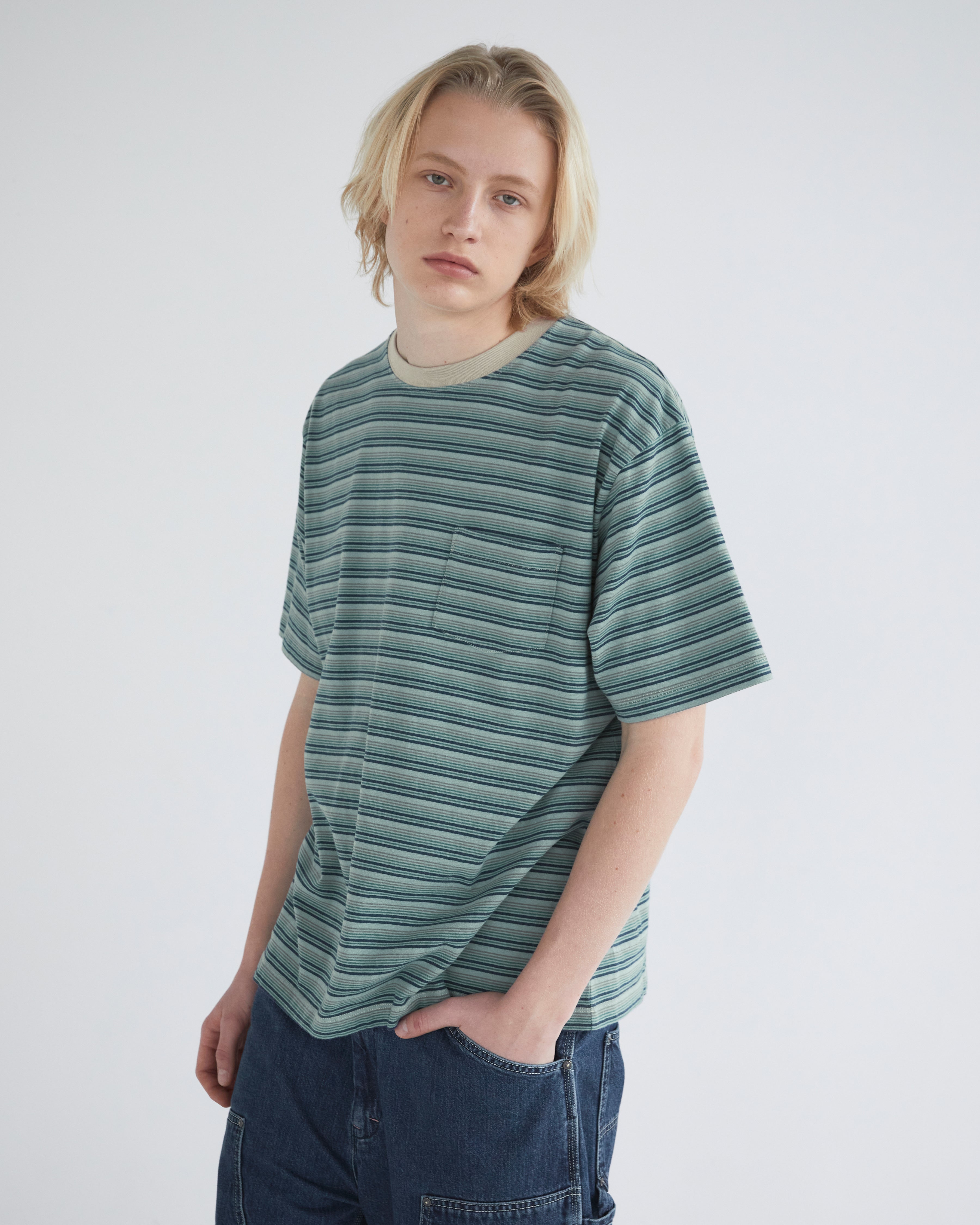 Khakis - Border S/S Tee (Pistachio) product image 4 | TRAB K-Fashion Australia