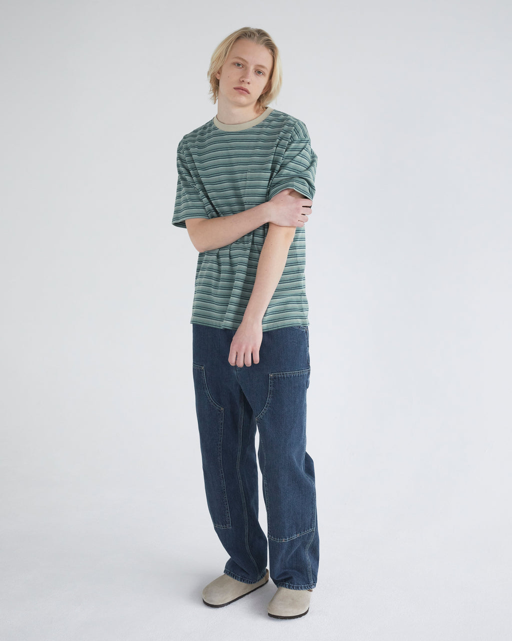Khakis - Border S/S Tee (Pistachio) product image 5 | TRAB K-Fashion Australia