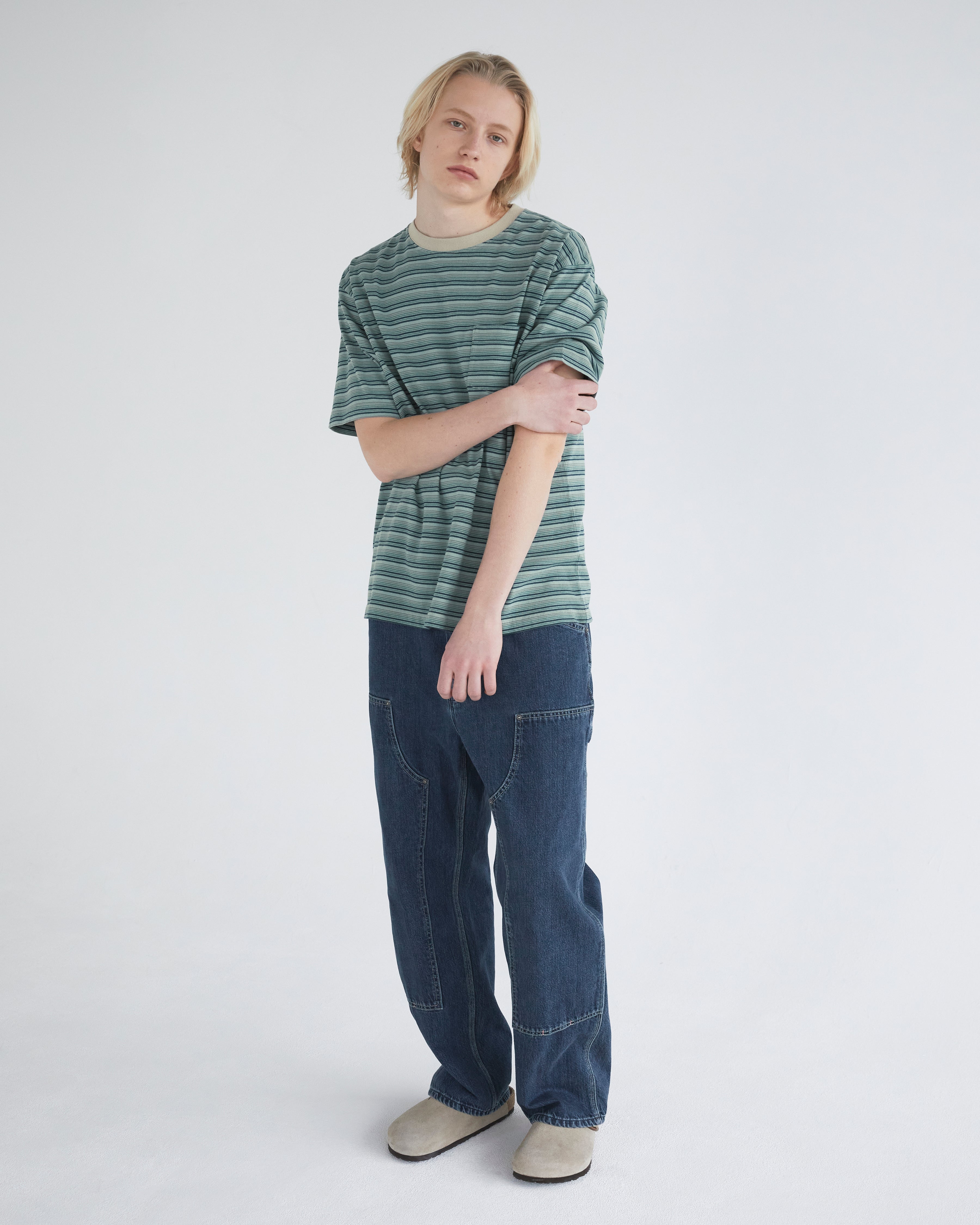 Khakis - Border S/S Tee (Pistachio) product image 5 | TRAB K-Fashion Australia